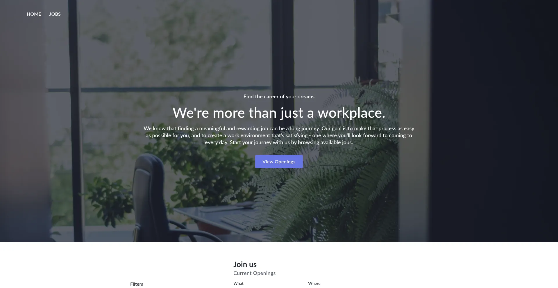 Website screenshot of Championpt.zohorecruit.com
