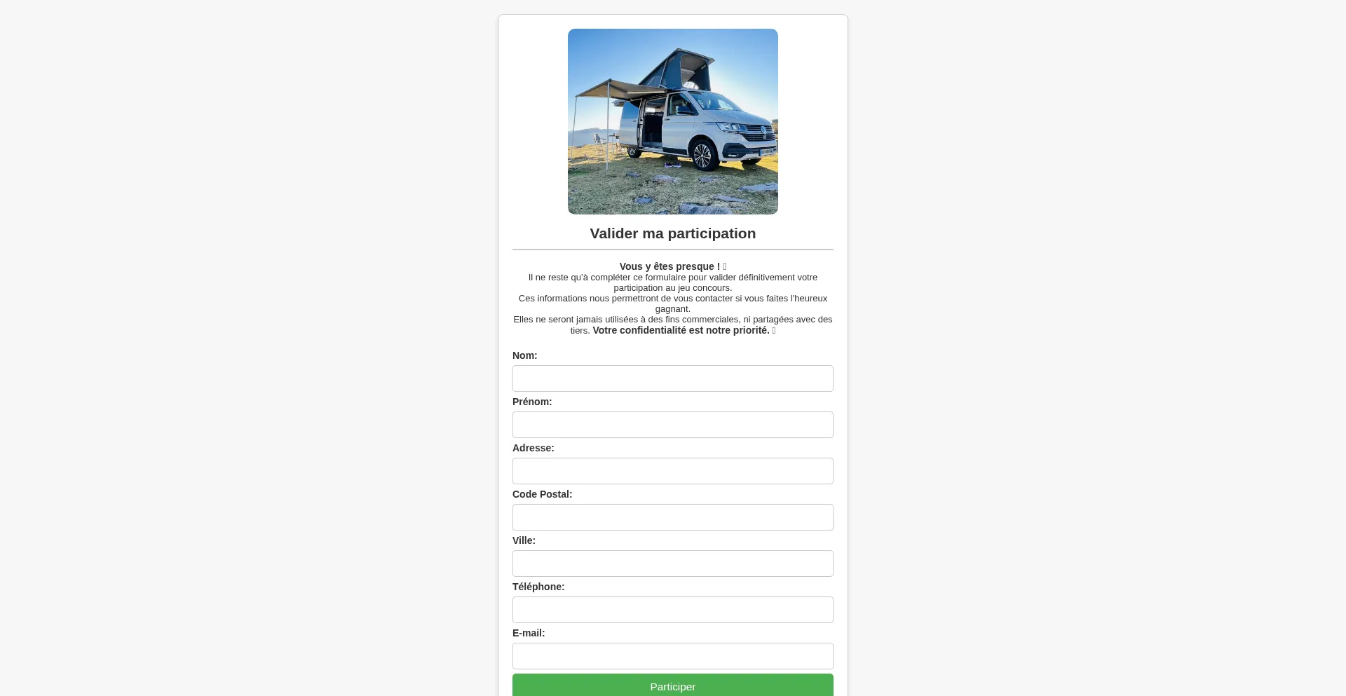 ¿És Seguro y Confiable Chance.road-campers.com?