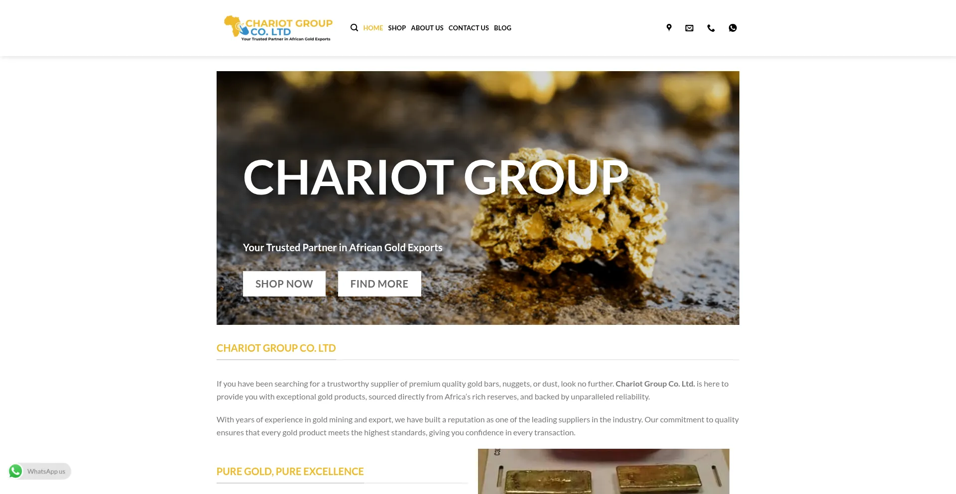 ¿És Seguro y Confiable Chariotgroupcoltd.com?