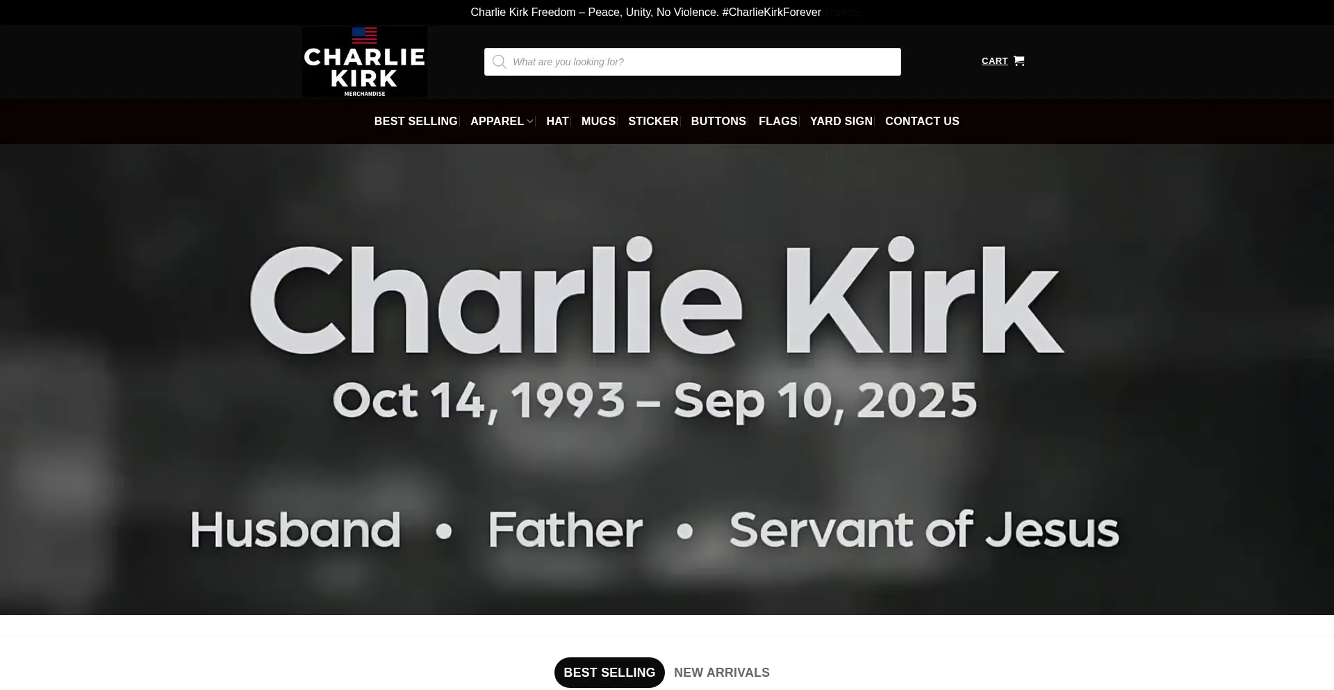 ¿És Seguro y Confiable Charliekirkmerchandise.com?