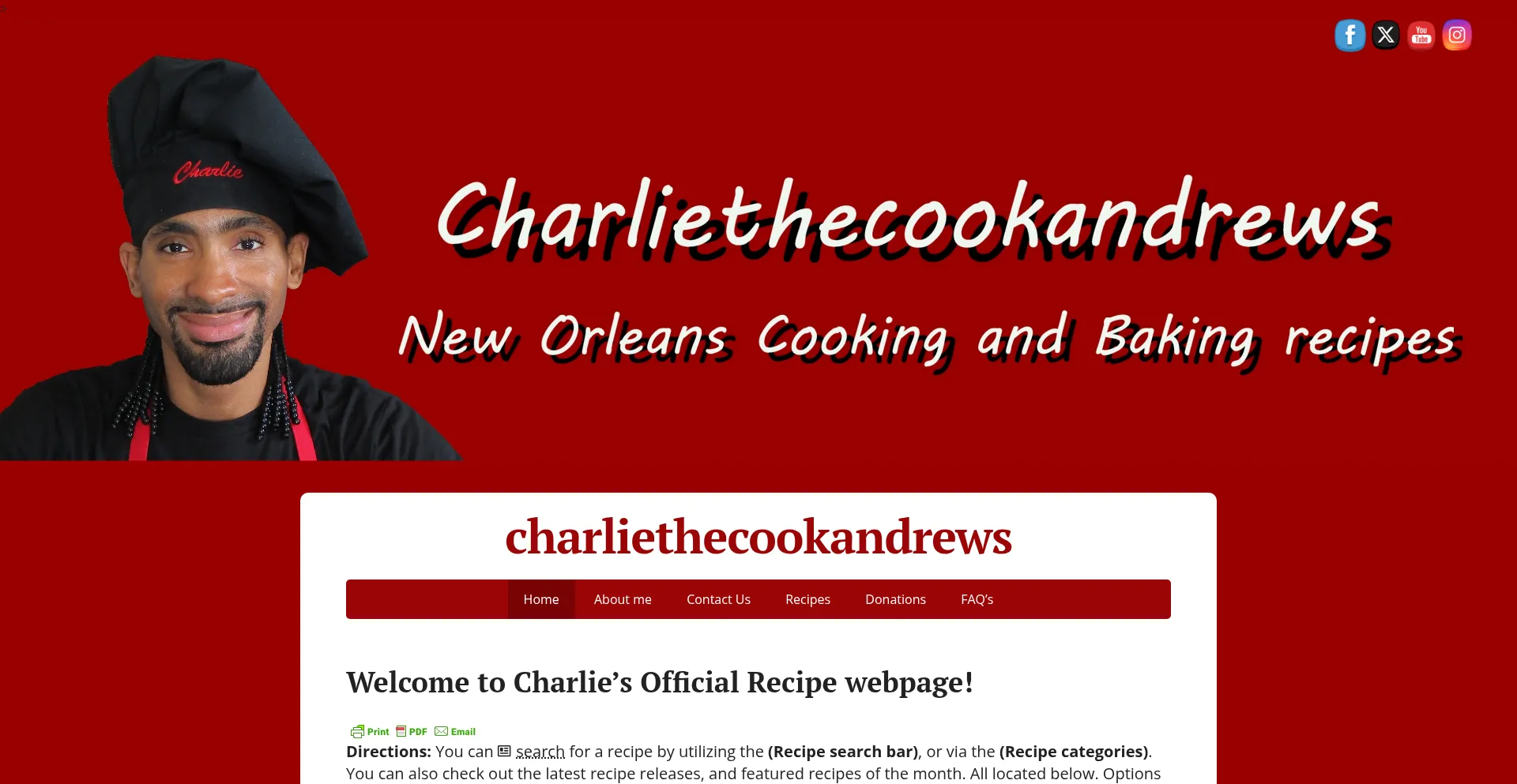 Charliethecookandrews.com