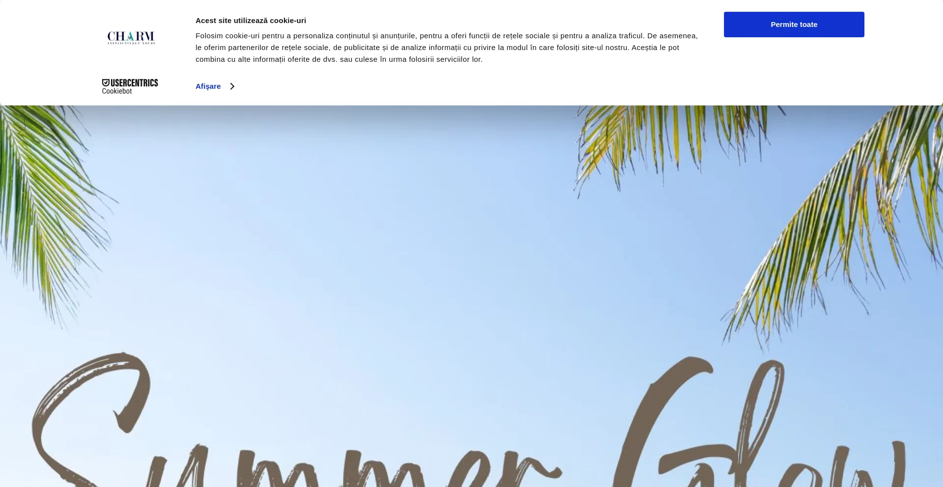 Website screenshot of Charm.ro