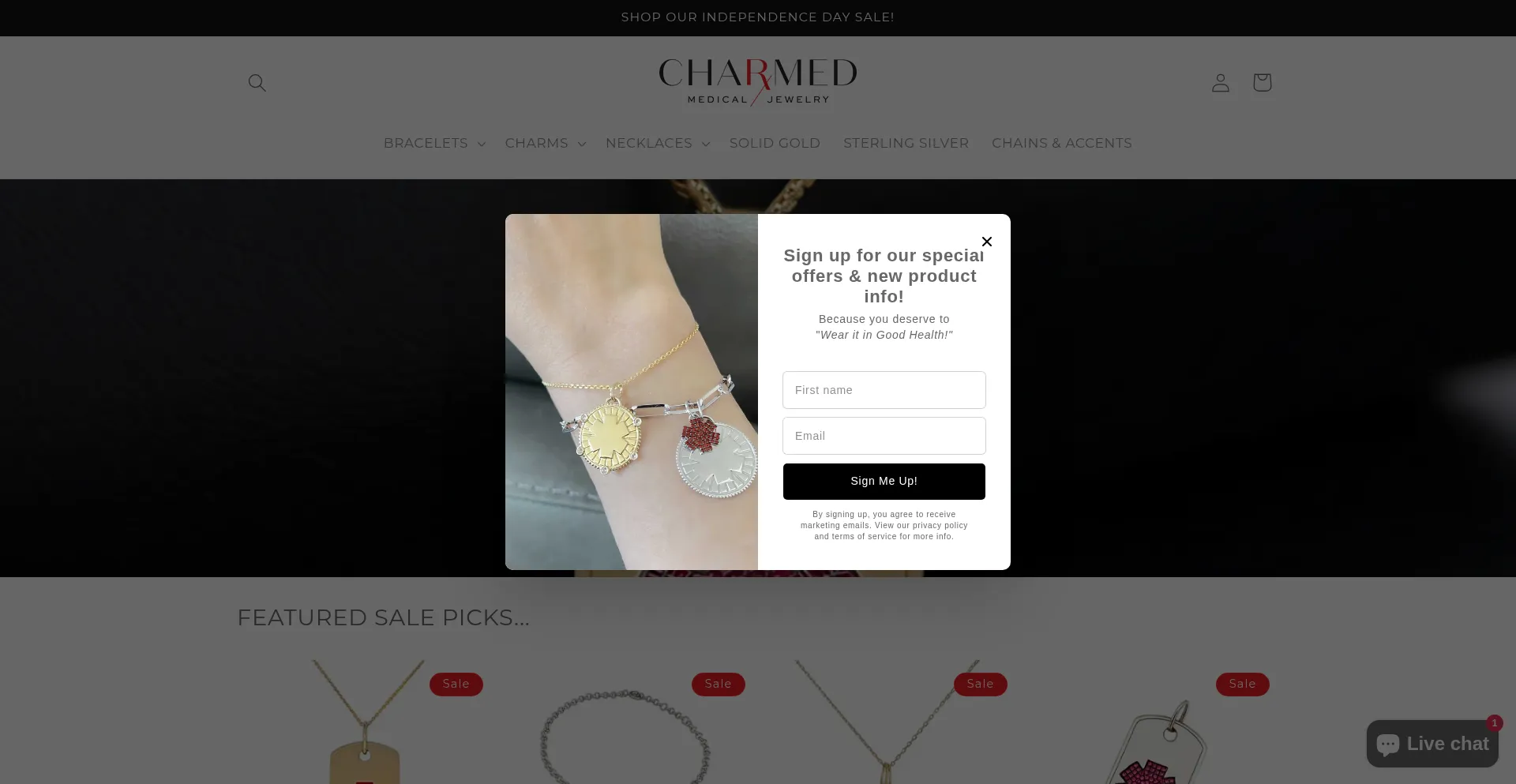 Charmedmedicaljewelry.com