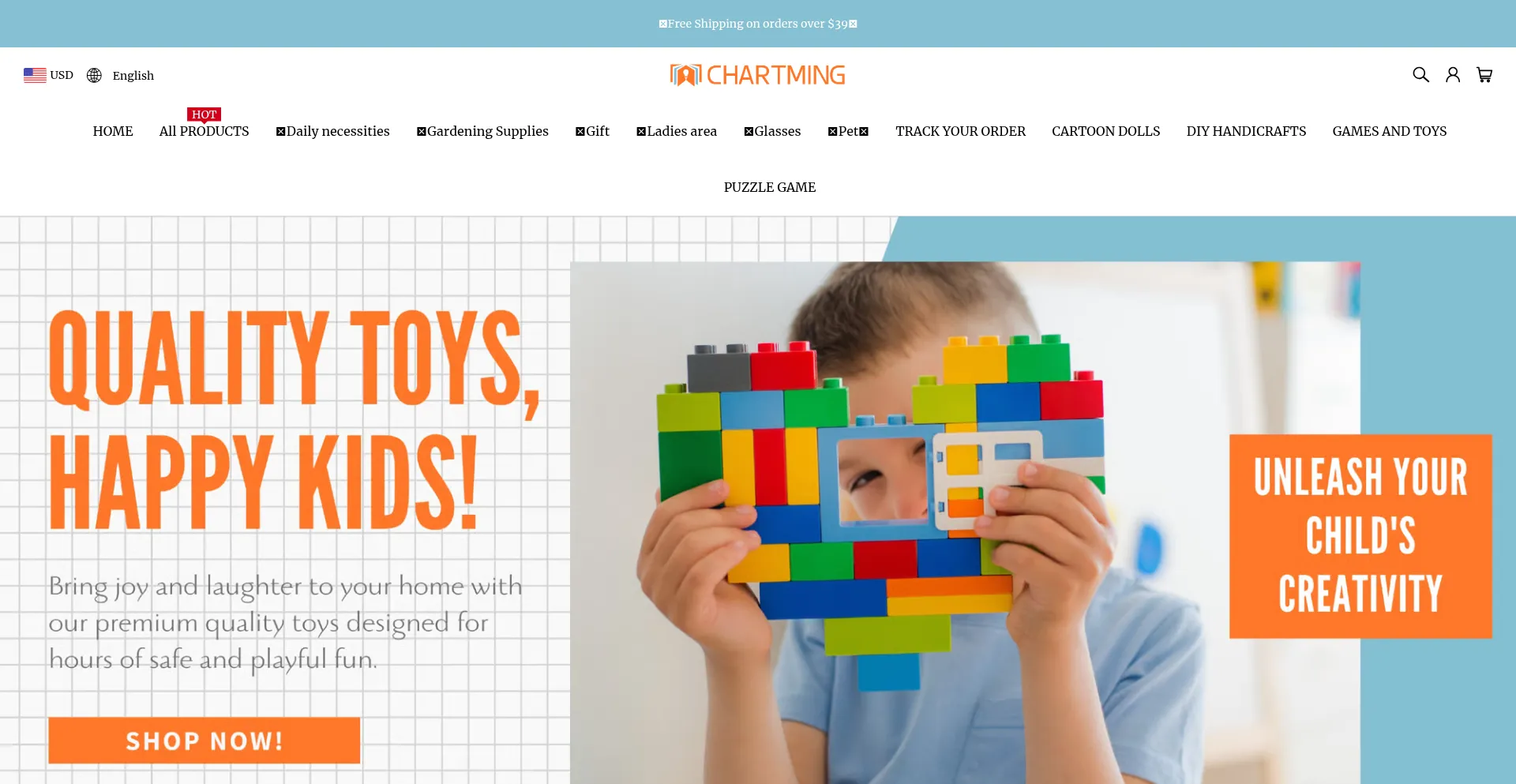 Chartming.com Screenshot