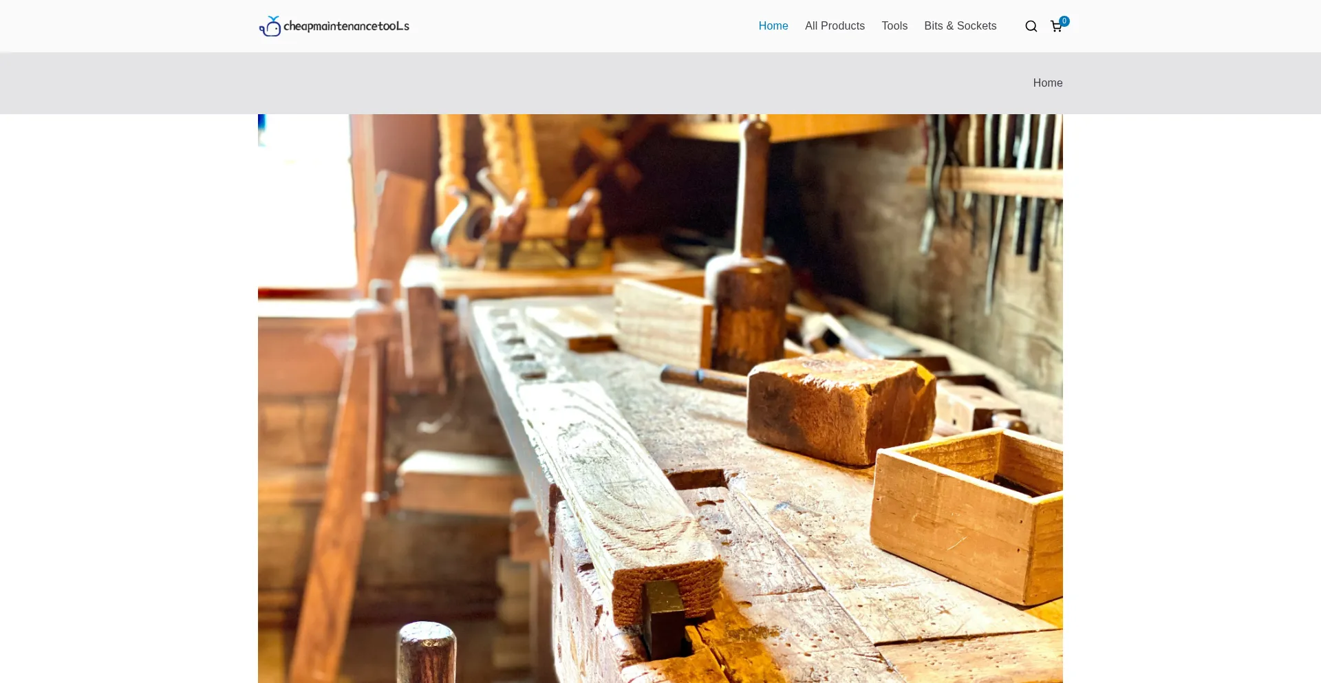 Website screenshot of Cheapmaintenancetools.com