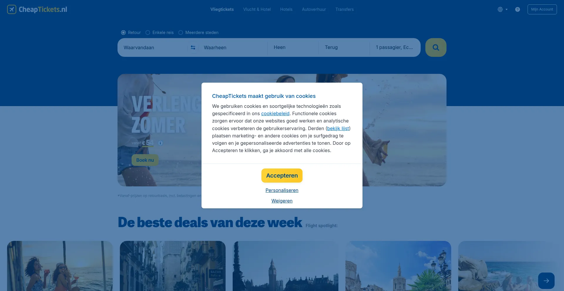 ¿És Seguro y Confiable Cheaptickets.nl?