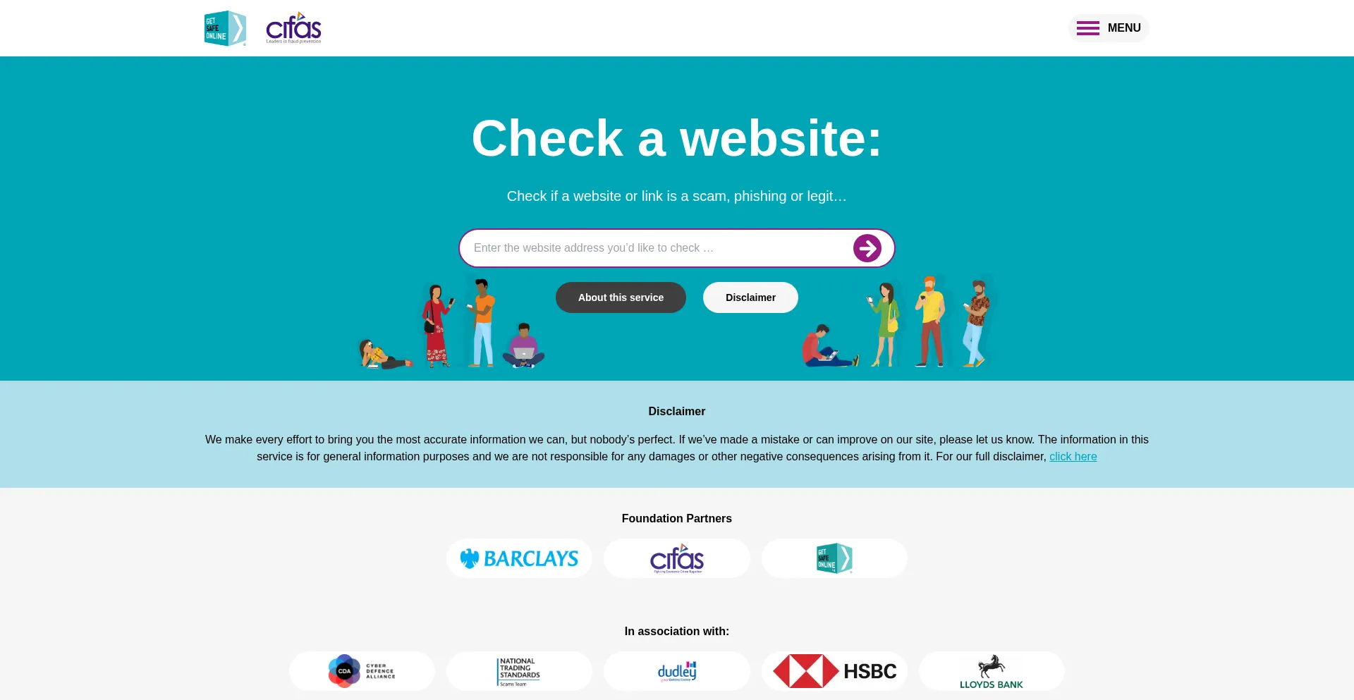 ¿És Seguro y Confiable Check.getsafeonline.org?