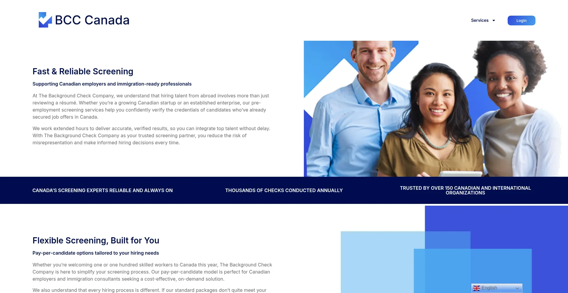 Website screenshot of Checkcan.com