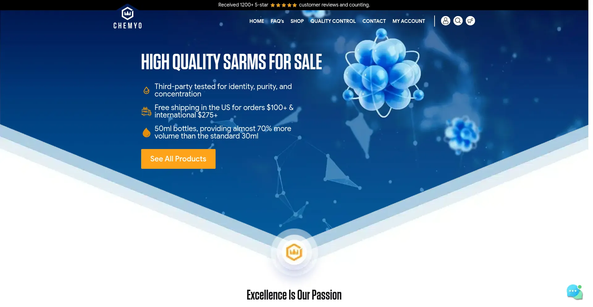 Chemyo.com Screenshot