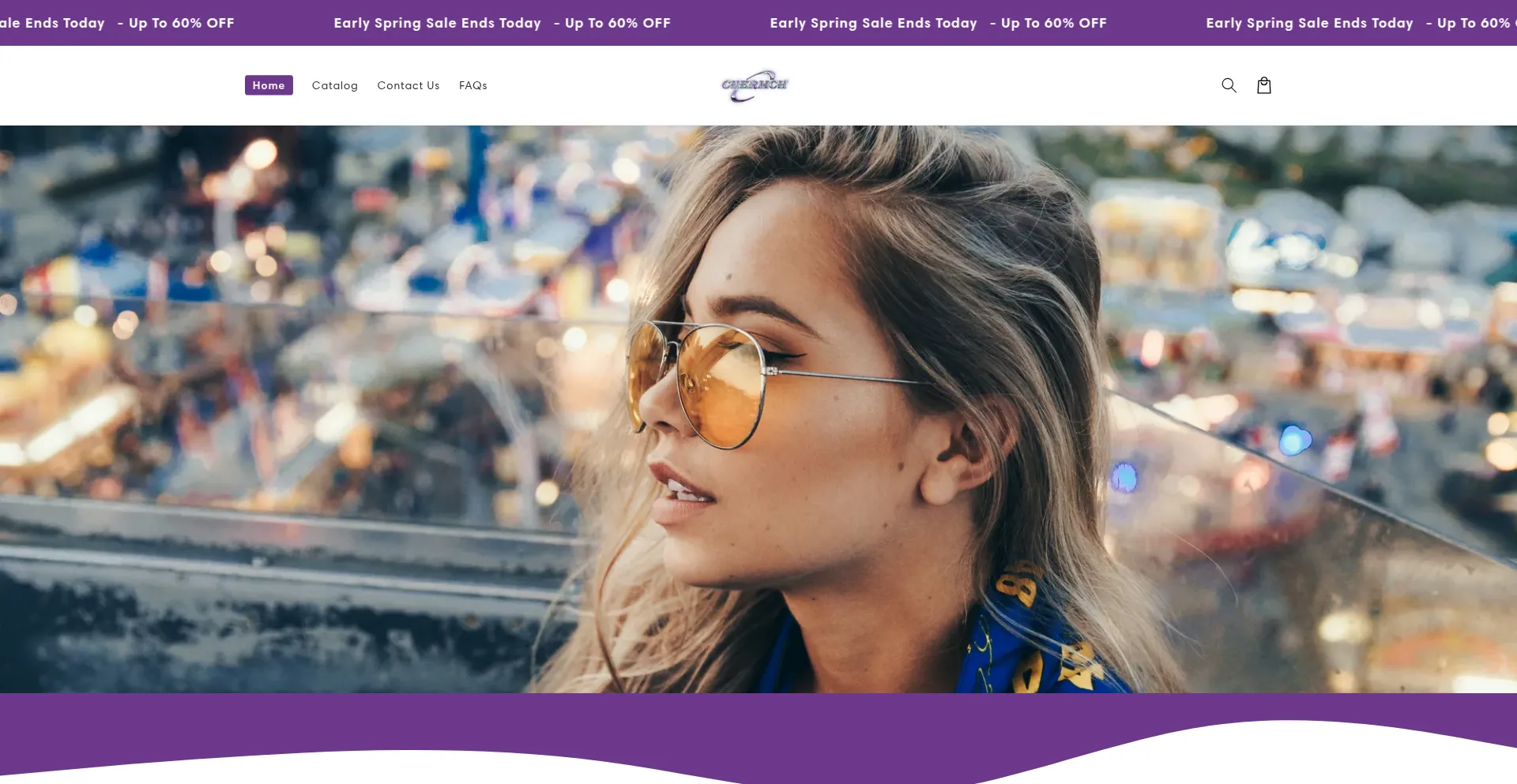 Website screenshot of Chermch.com