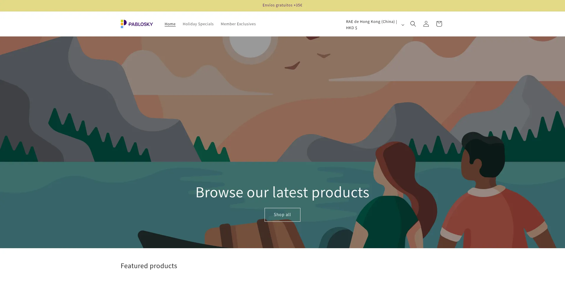 Website screenshot of Cheukshun.shop