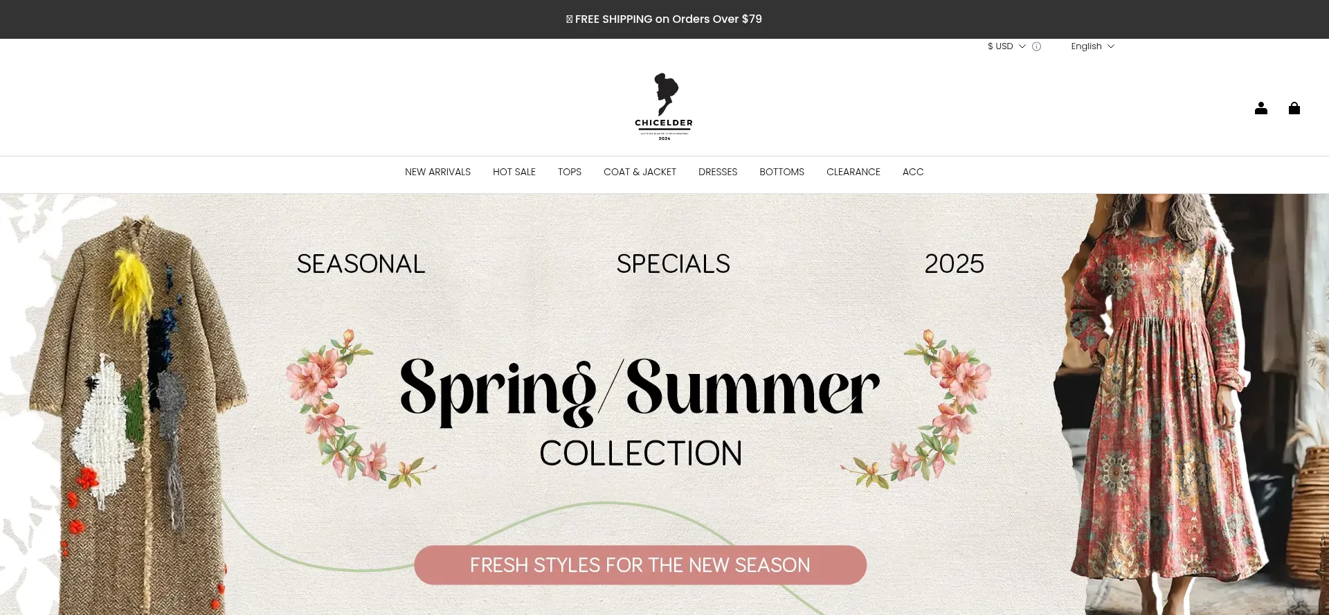 Website screenshot of Chicelder.com