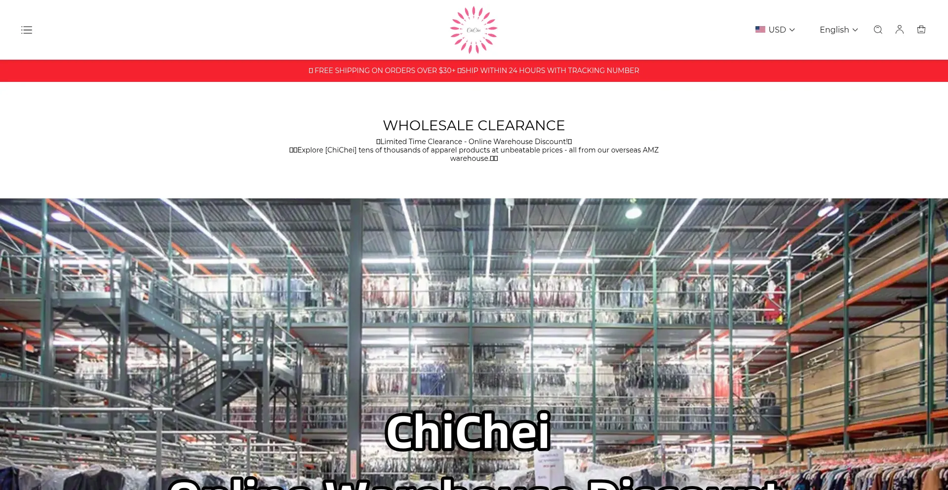 Website screenshot of Chichei.com