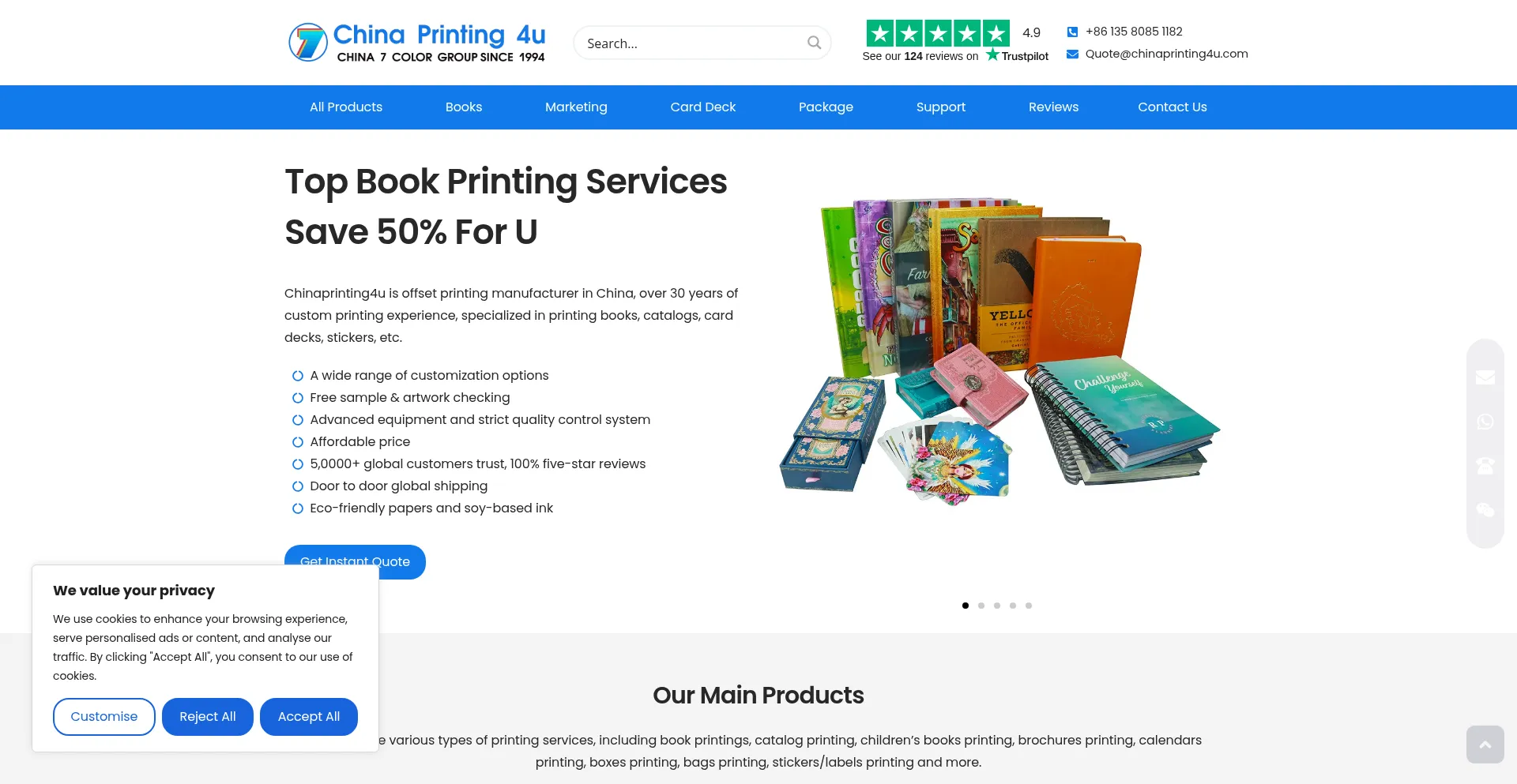 ¿És Seguro y Confiable Chinaprinting4u.com?