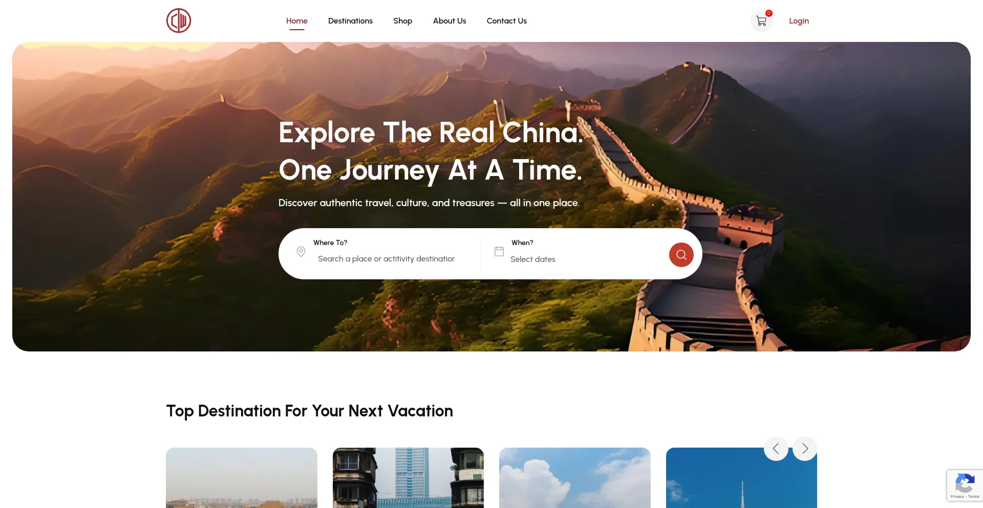 Website screenshot of Chinawink.com