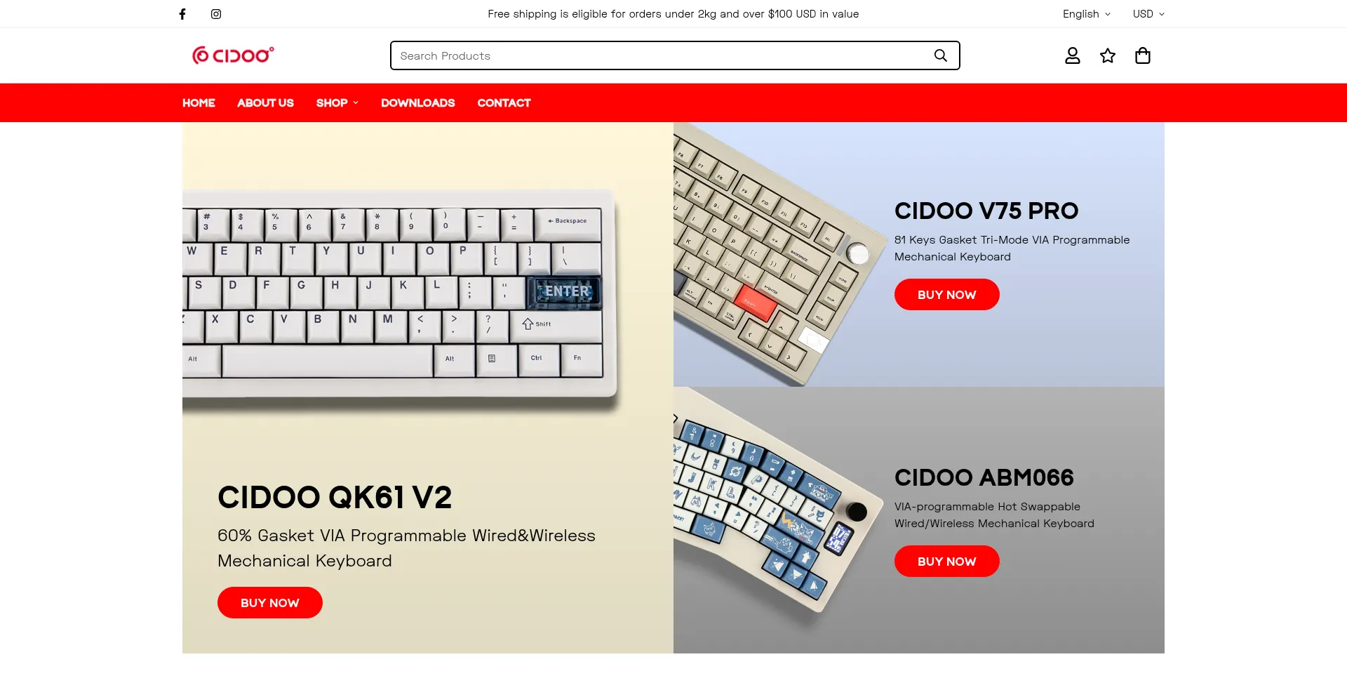Website screenshot of Cidootech.com