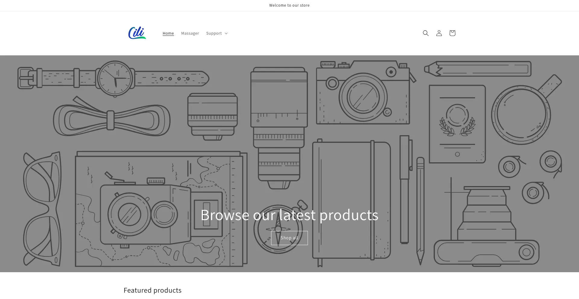 Website screenshot of Cilinova.com