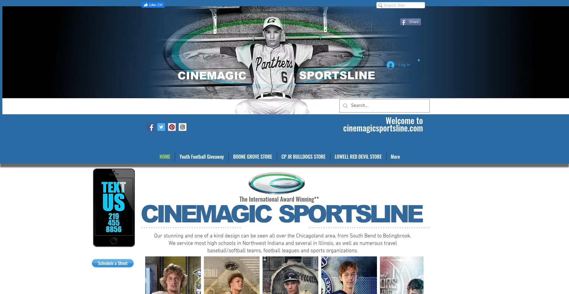 Cinemagicsportsline.com Screenshot