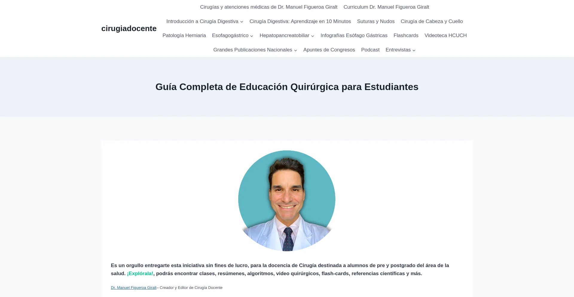 Cirugiadocente.com