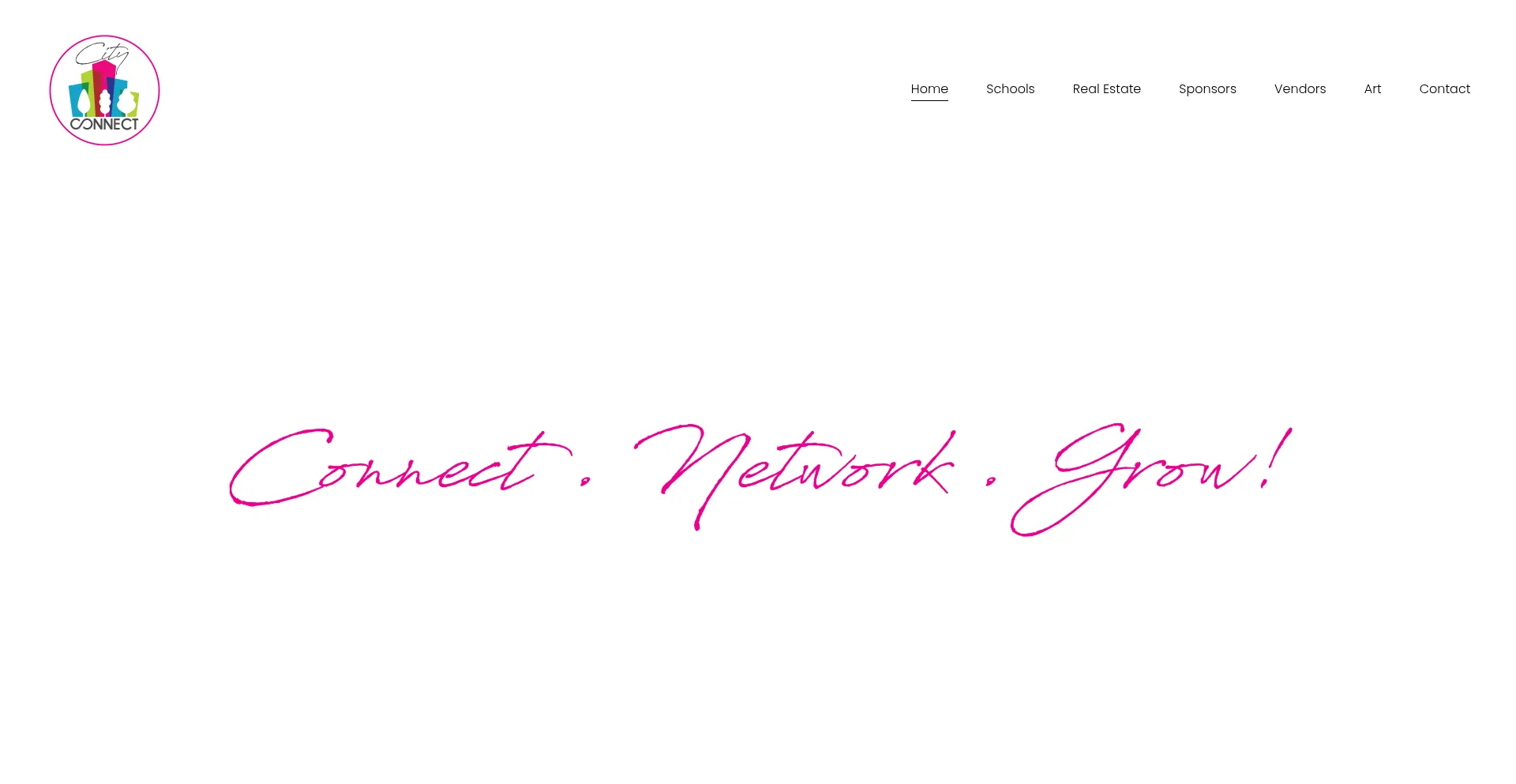 Website screenshot of Cityconnectnow.com