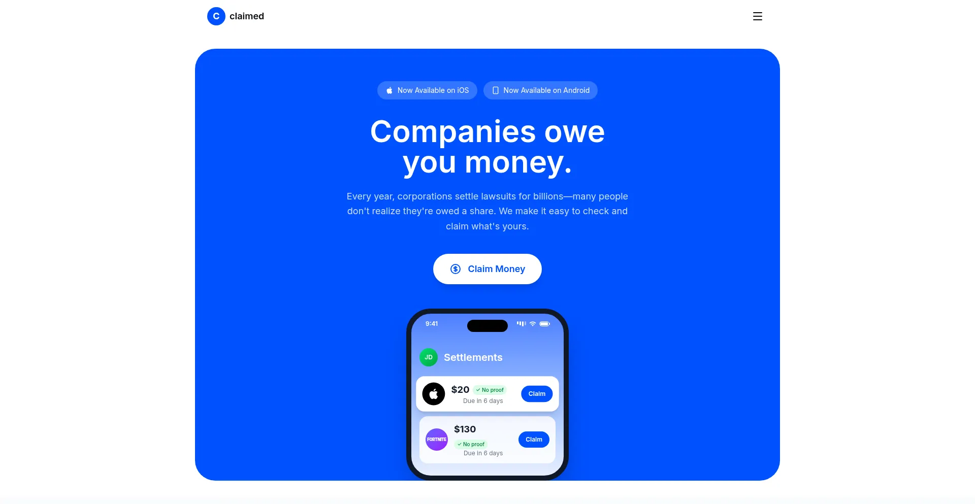 Claimedmoney.app
