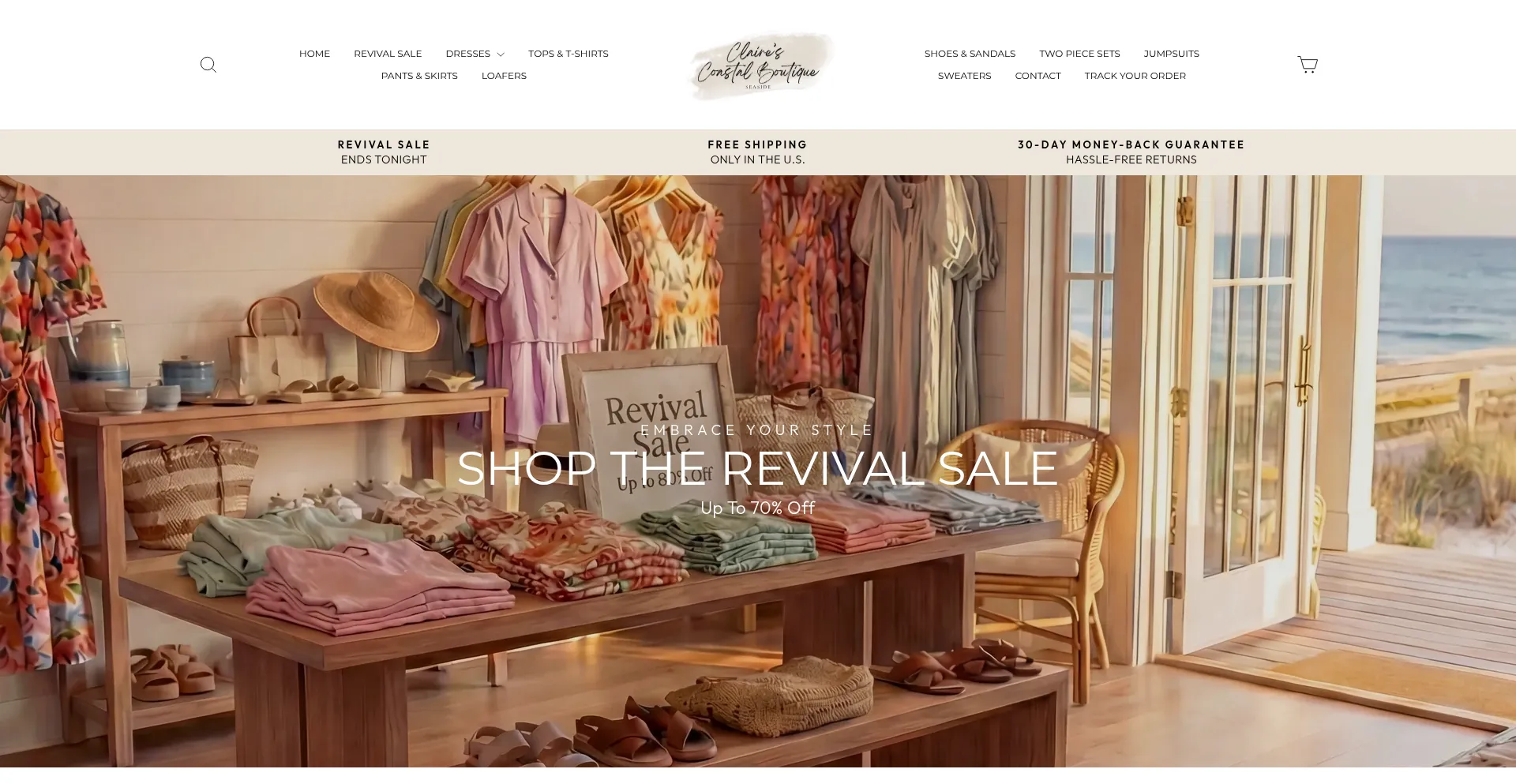 Clairescoastalboutique.com