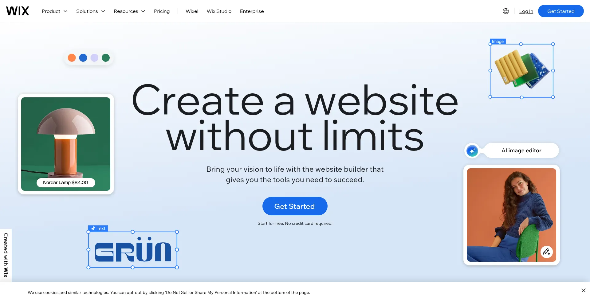 Website screenshot of Clarnigo.com