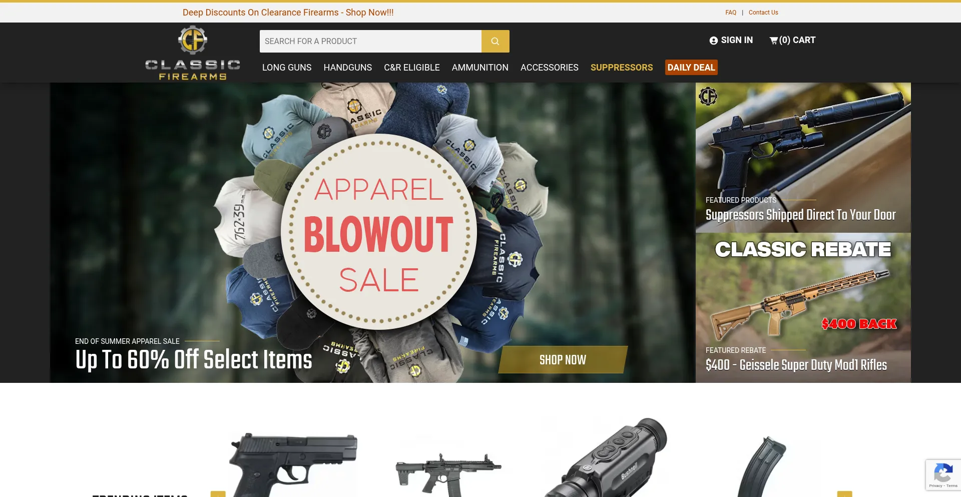 ¿És Seguro y Confiable Classicfirearms.com?