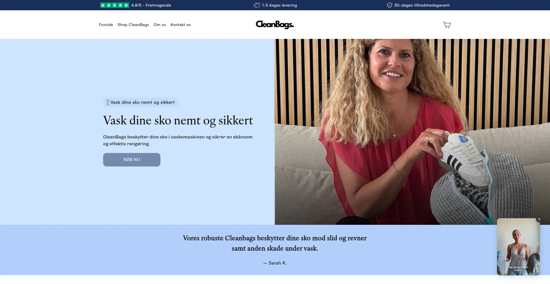¿És Seguro y Confiable Cleanbags.dk?