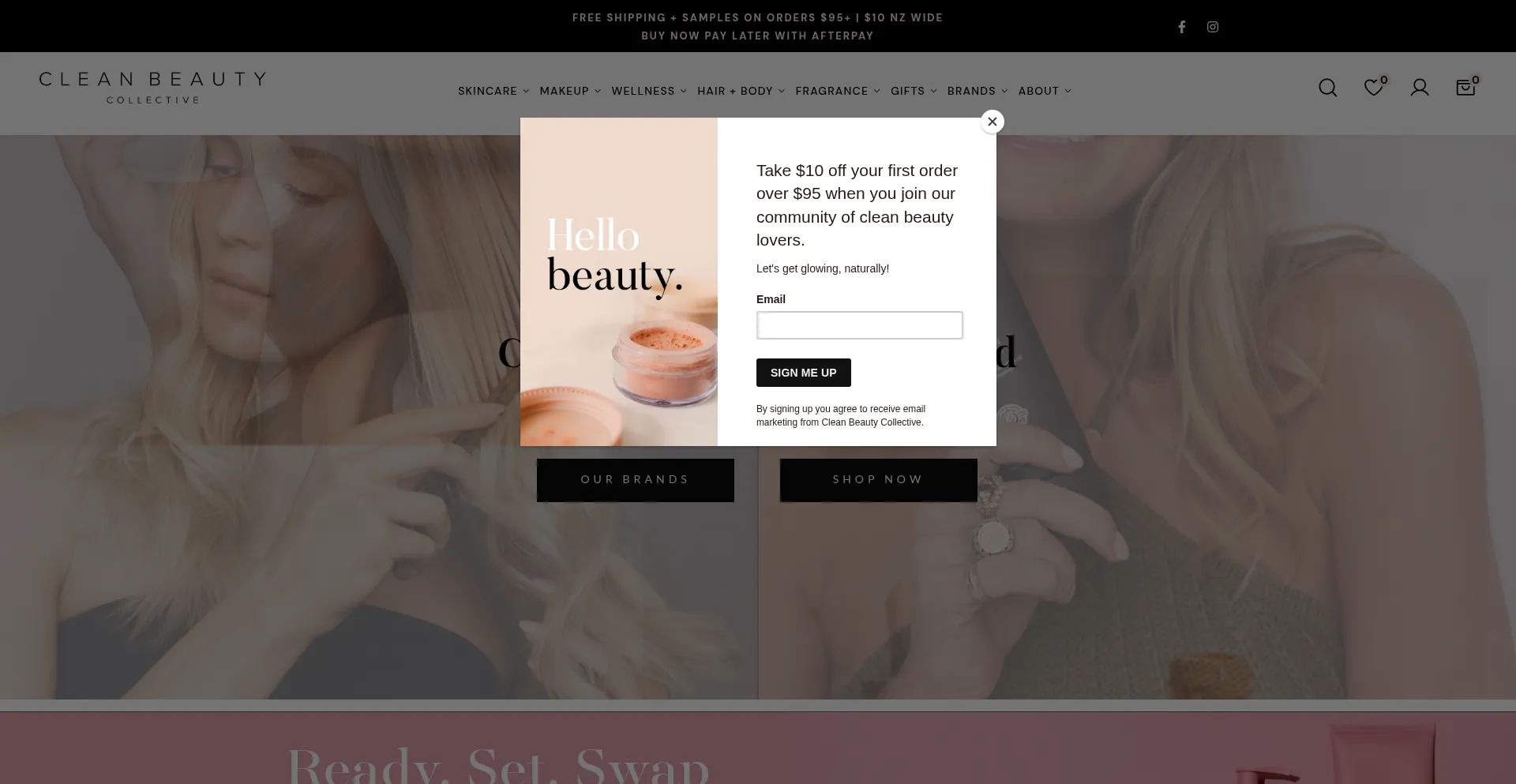 ¿És Seguro y Confiable Cleanbeautycollective.co.nz?