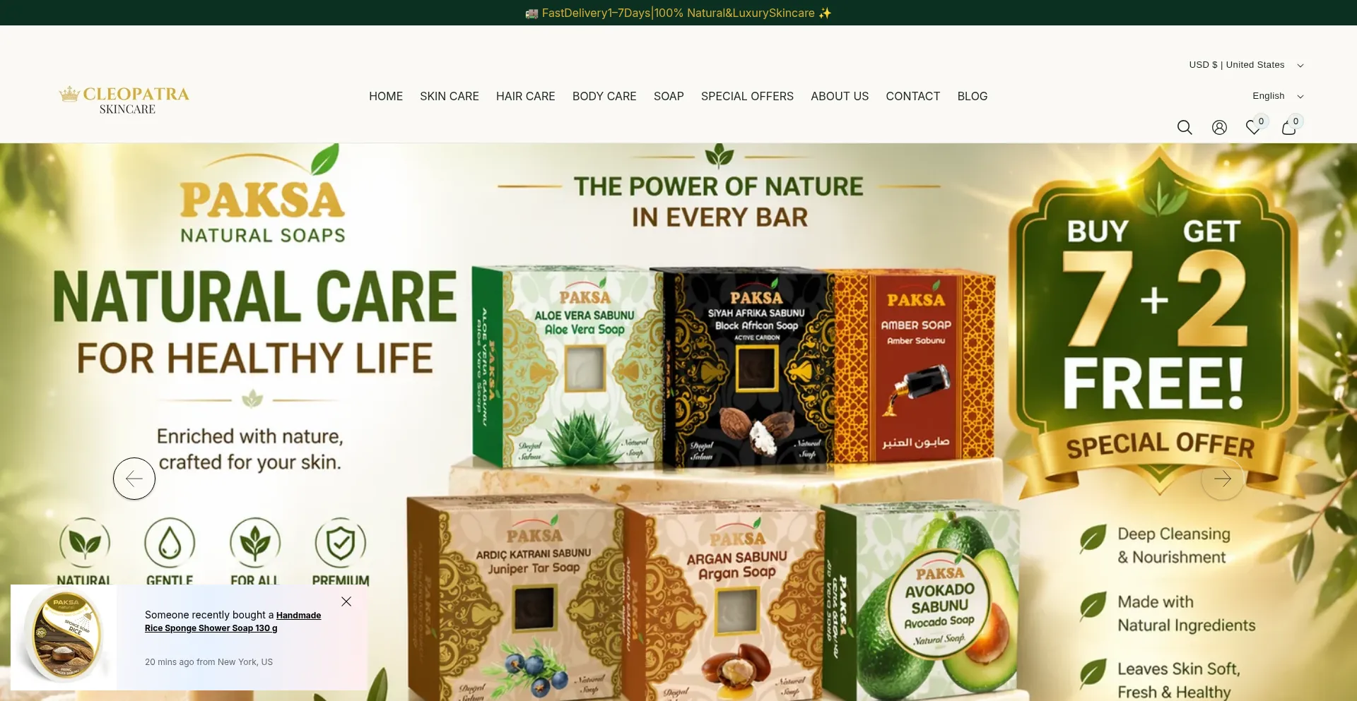 Cleopatraskincare.com
