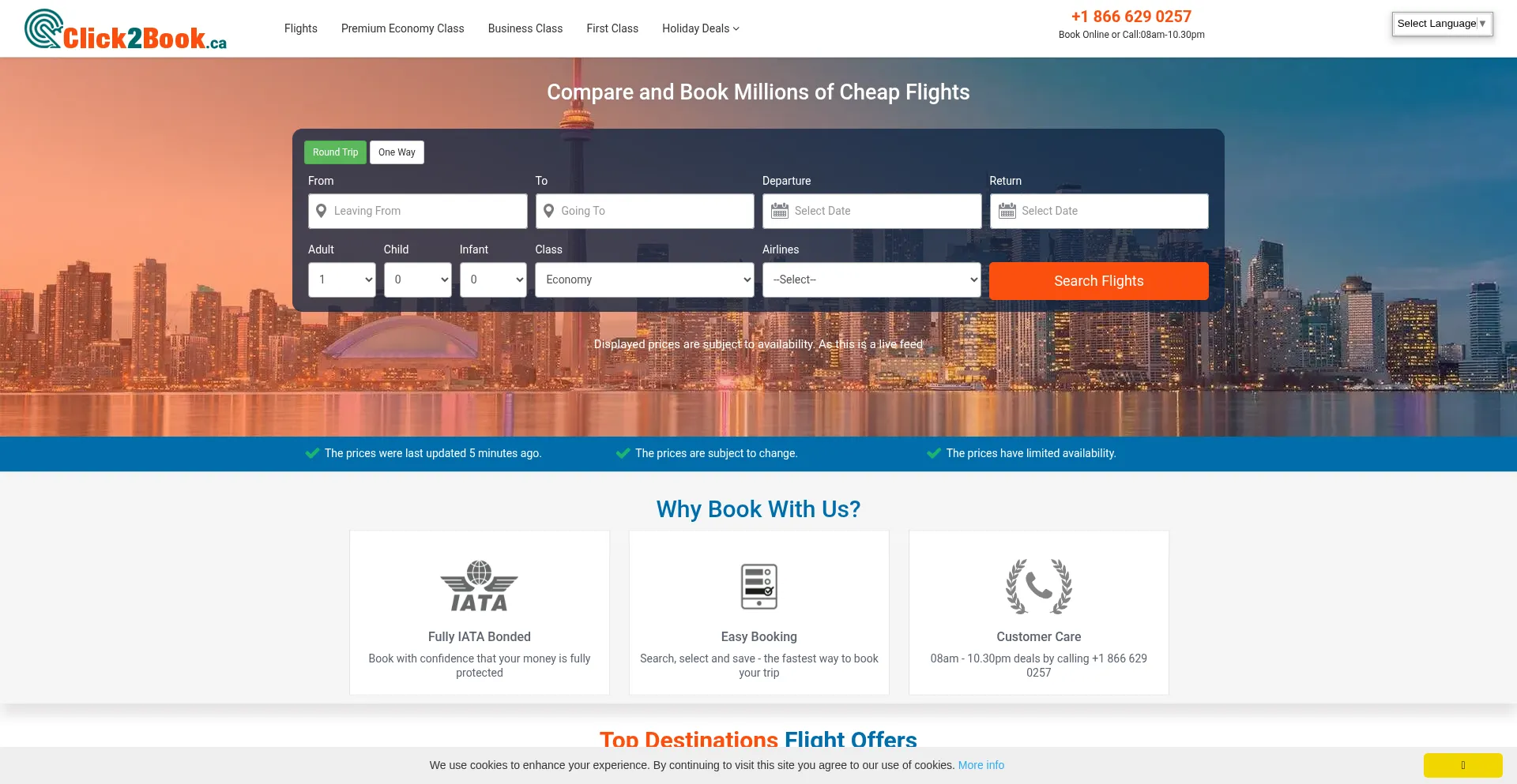 ¿És Seguro y Confiable Click2book.ca?