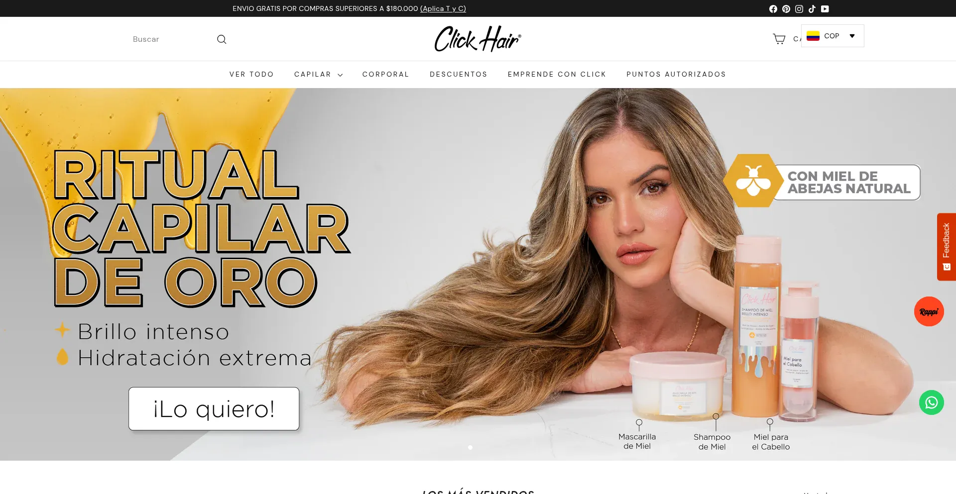 ¿És Seguro y Confiable Clickhair.com.co?