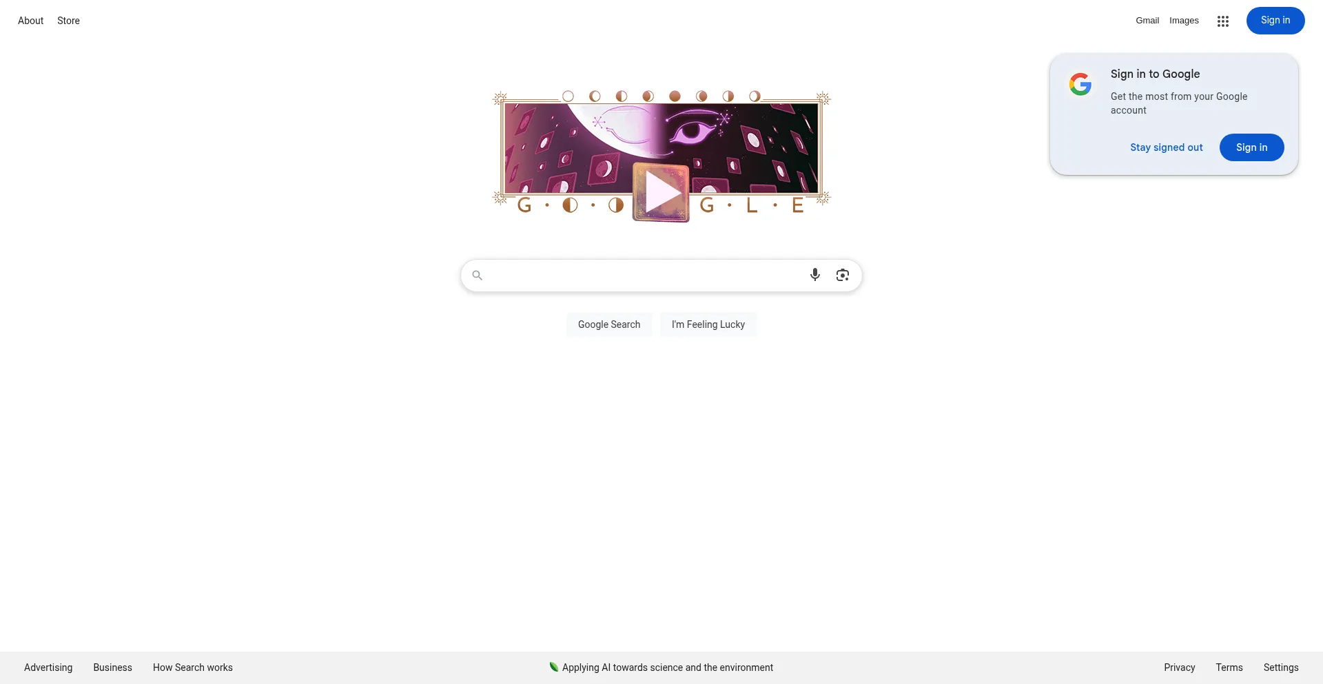 Website screenshot of Cliffsquery.com