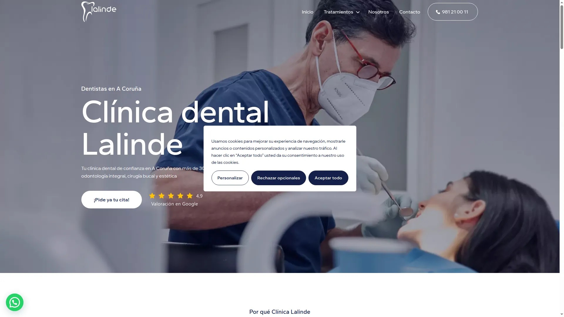 Clinicadentallalinde.es