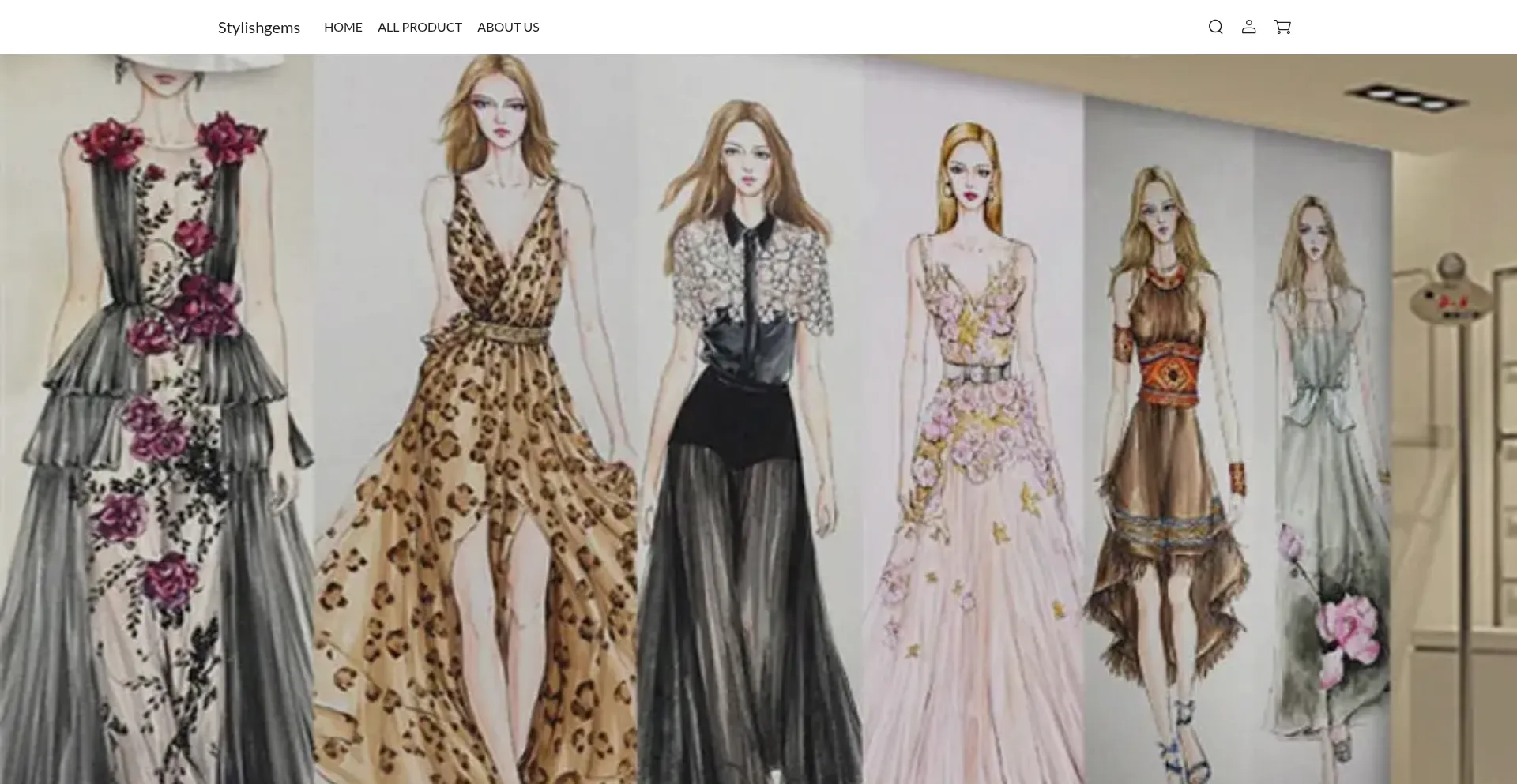 Website screenshot of Clothingworld.shop