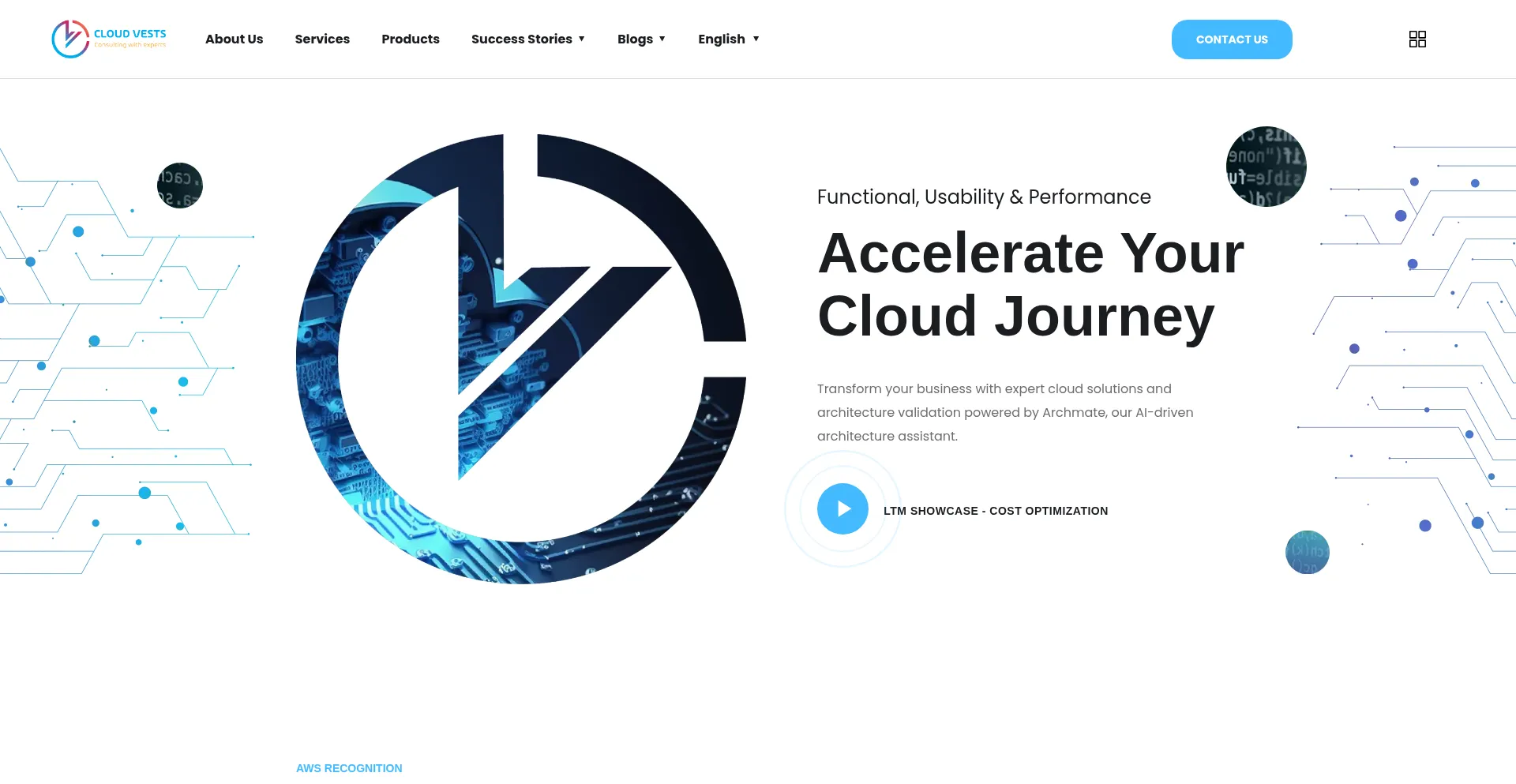 Cloudvests.com Screenshot
