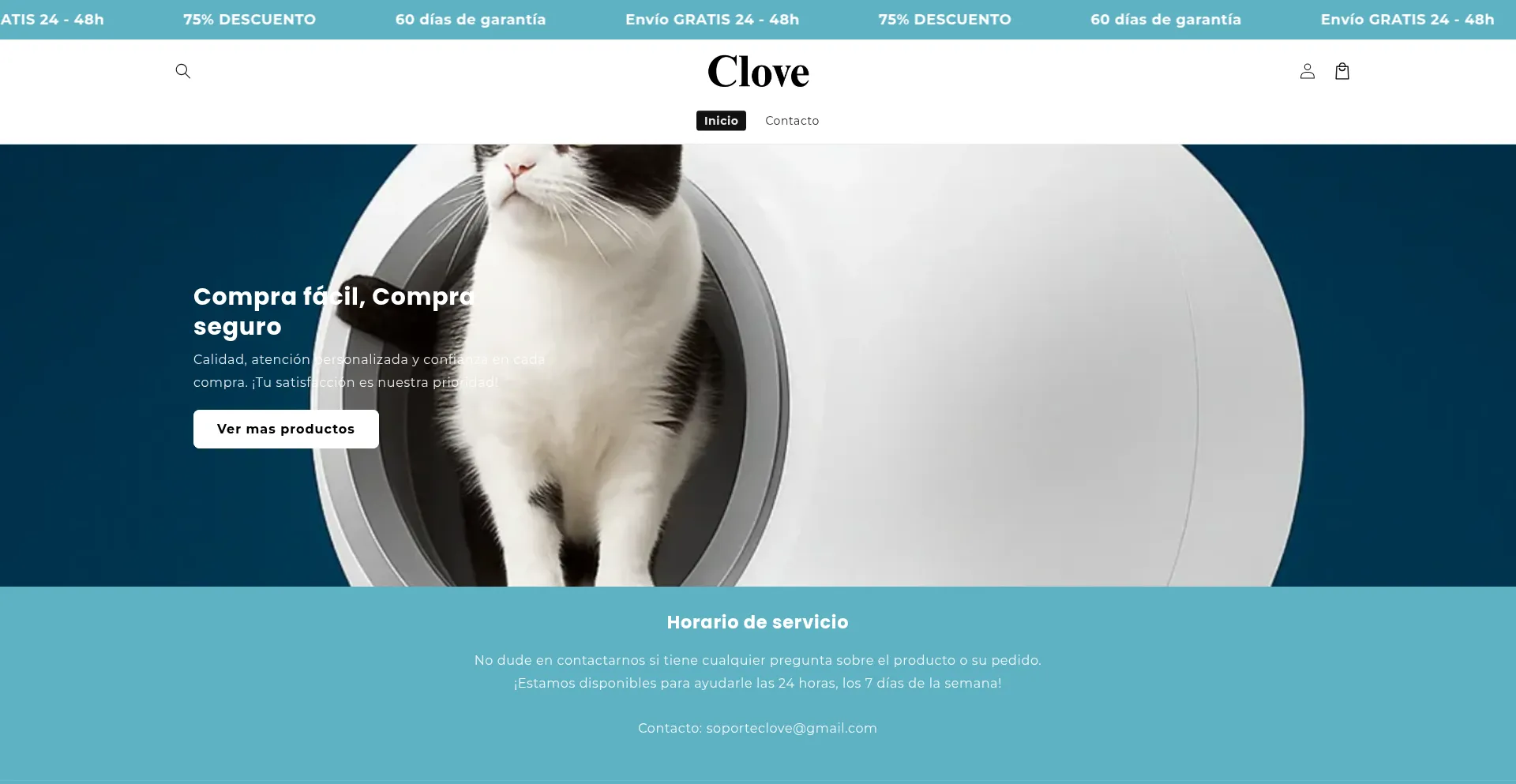 ¿És Seguro y Confiable Clovesp.store?