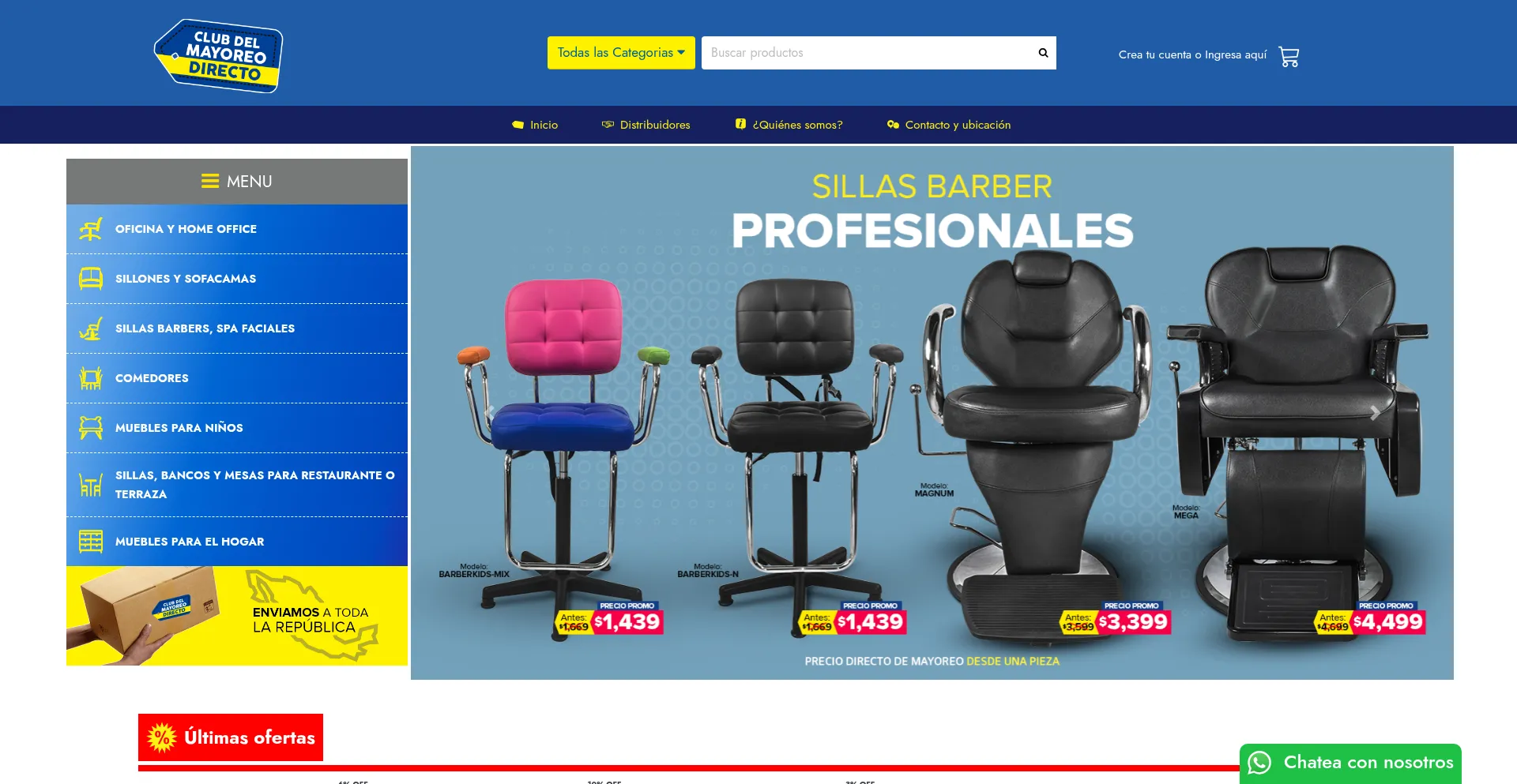 Clubdelmayoreo.com Screenshot