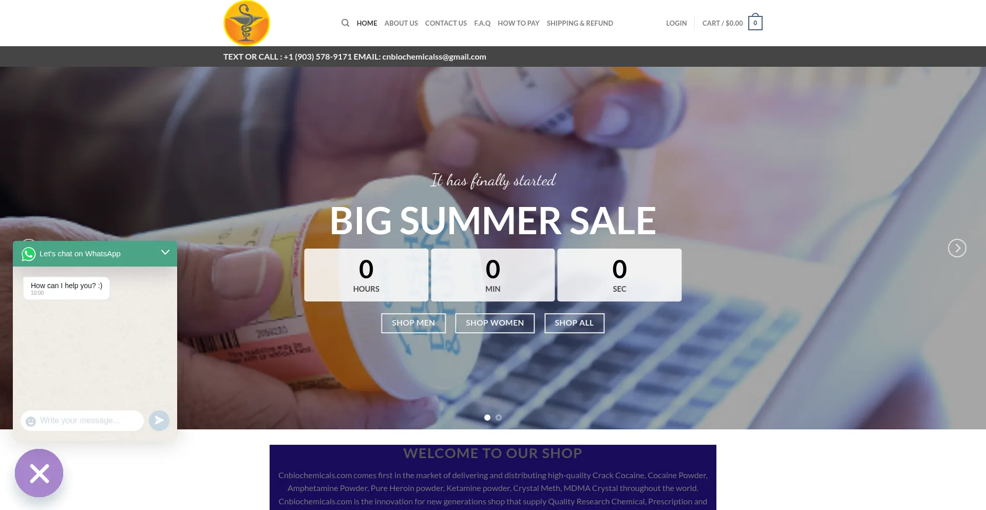 ¿És Seguro y Confiable Cnbiochemicals.com?