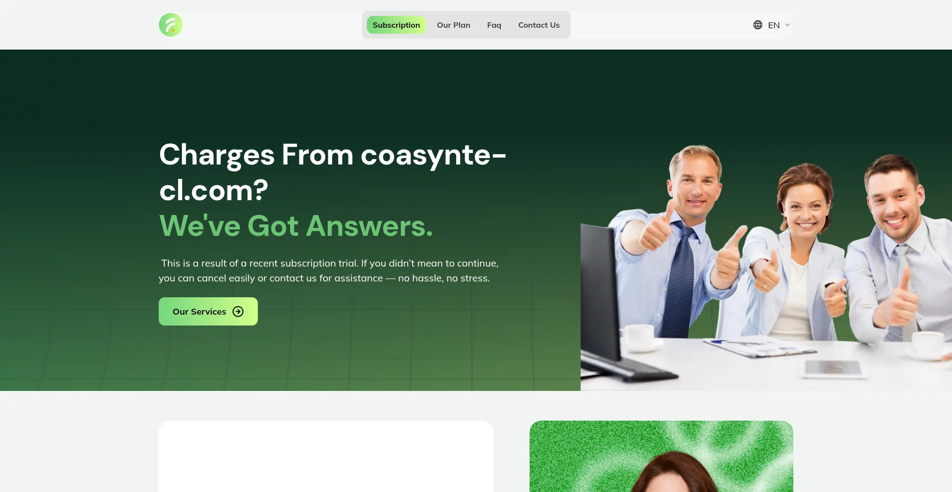 ¿És Seguro y Confiable Coasynte-cl.com?