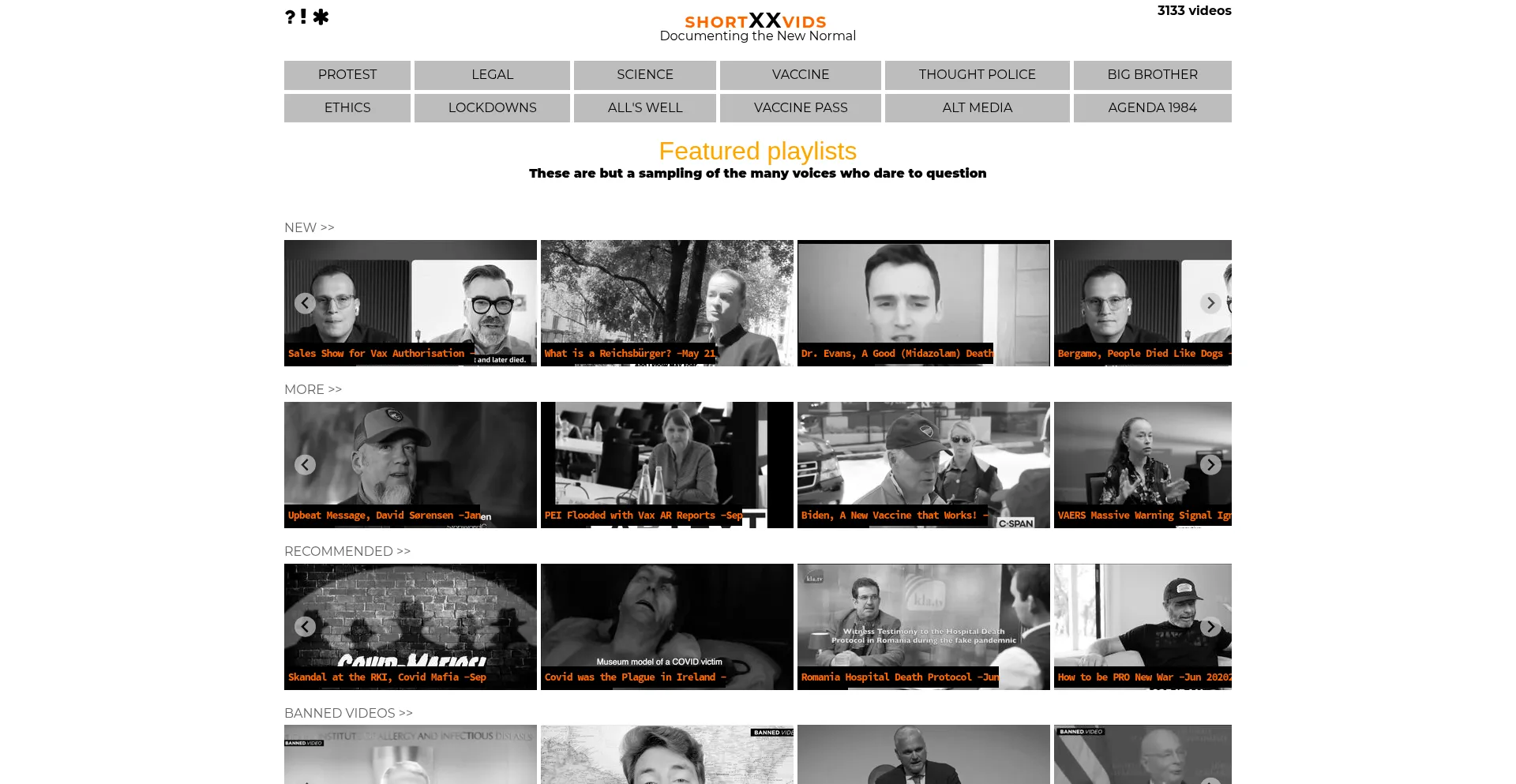 Website screenshot of Coca.shortxxvids.com