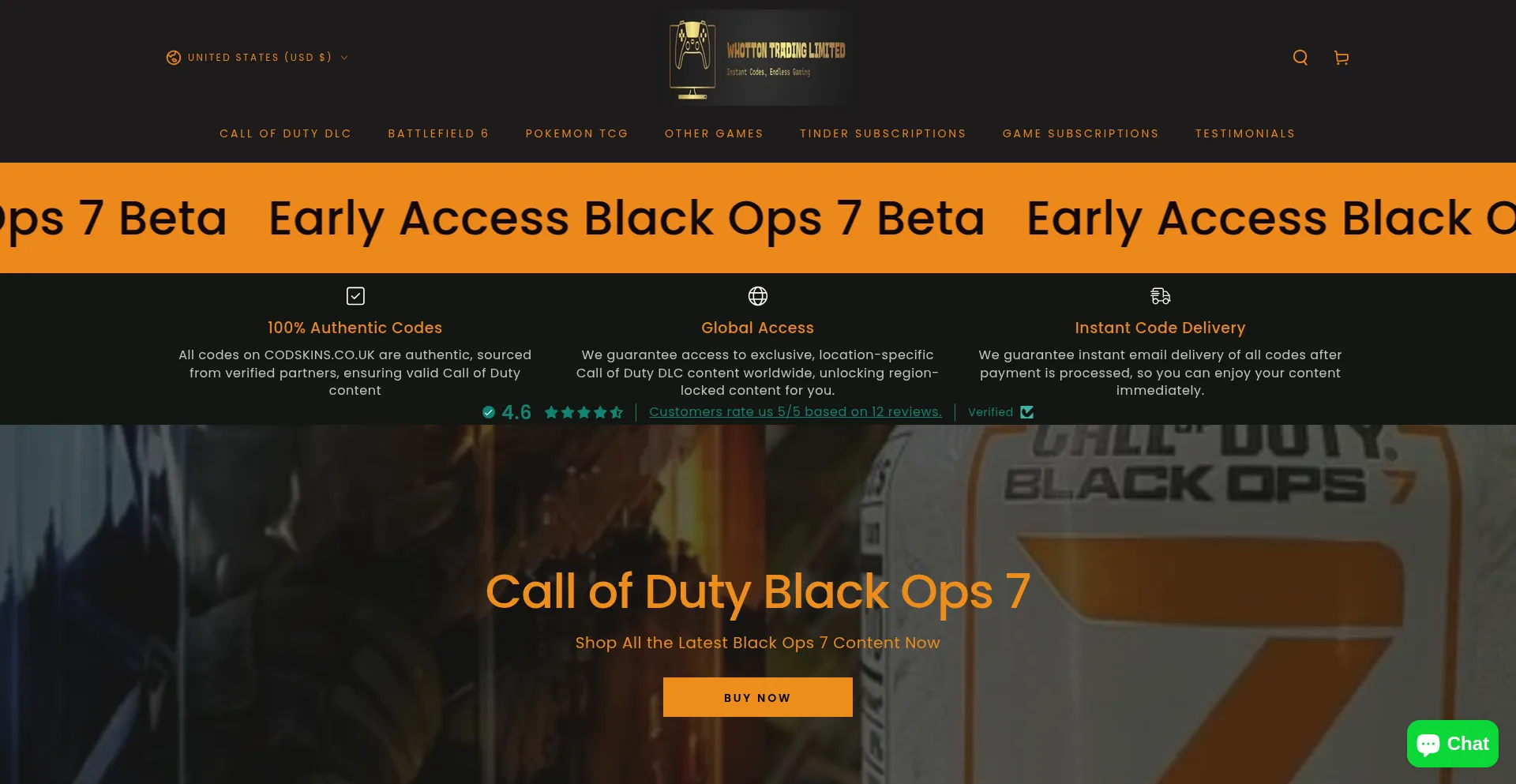 ¿És Seguro y Confiable Codskins.co.uk?