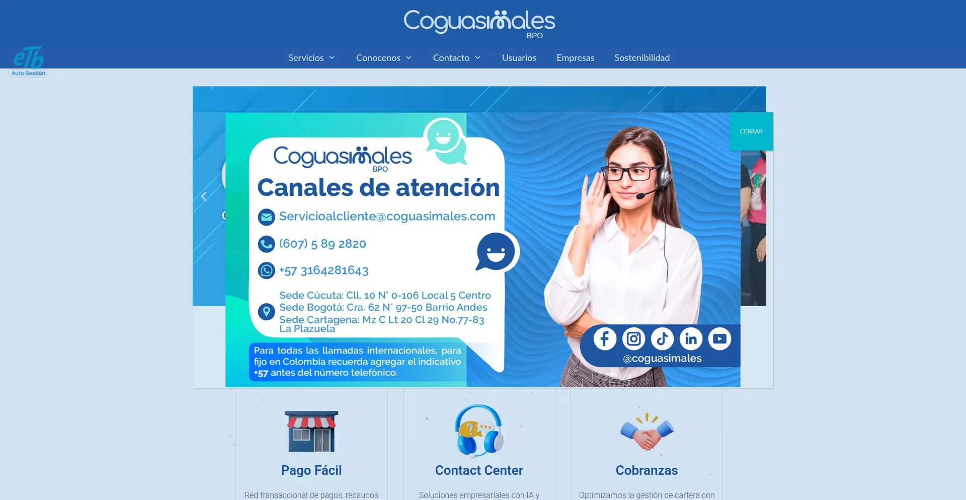 ¿És Seguro y Confiable Coguasimales.com?