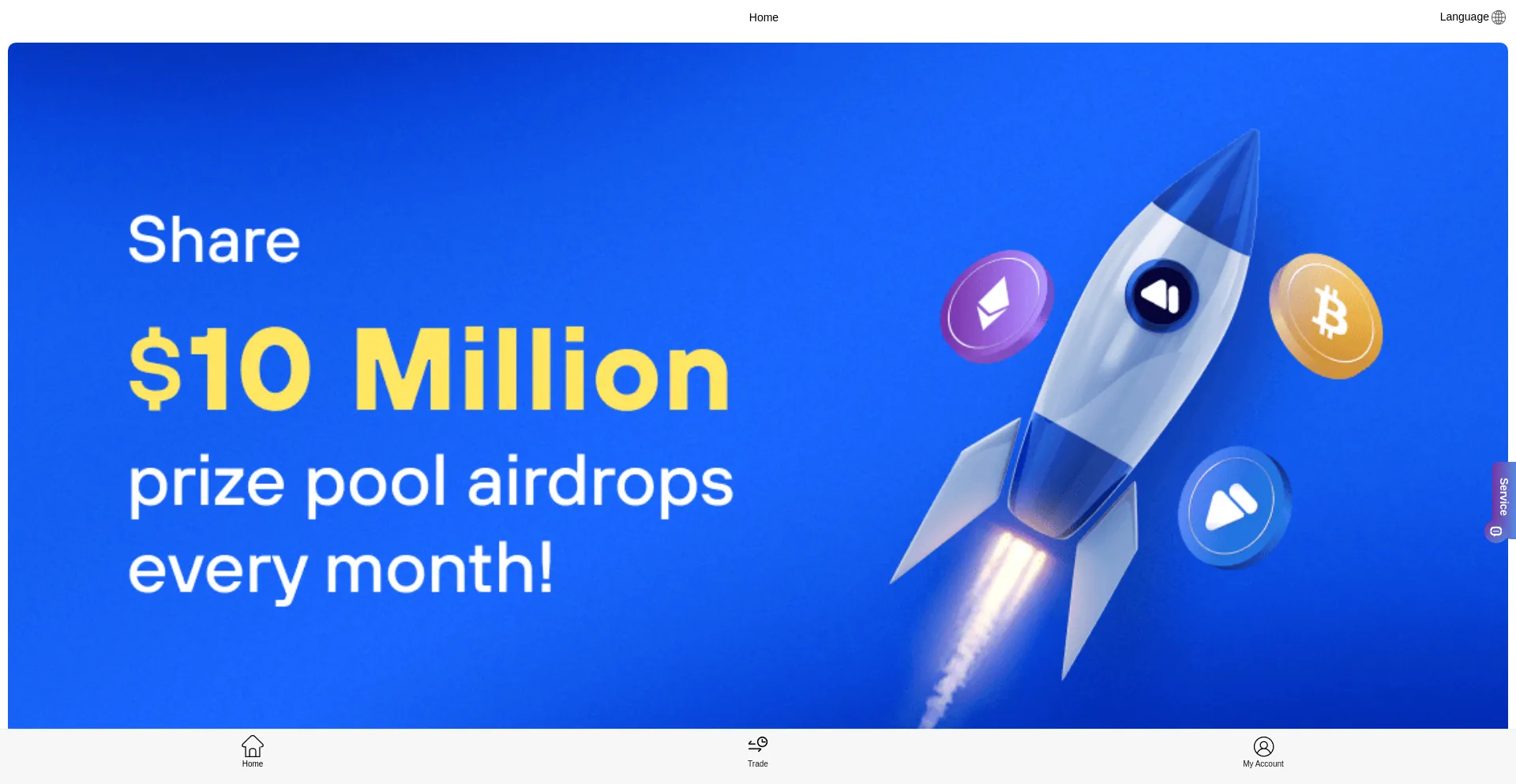 Website screenshot of Coinak.me