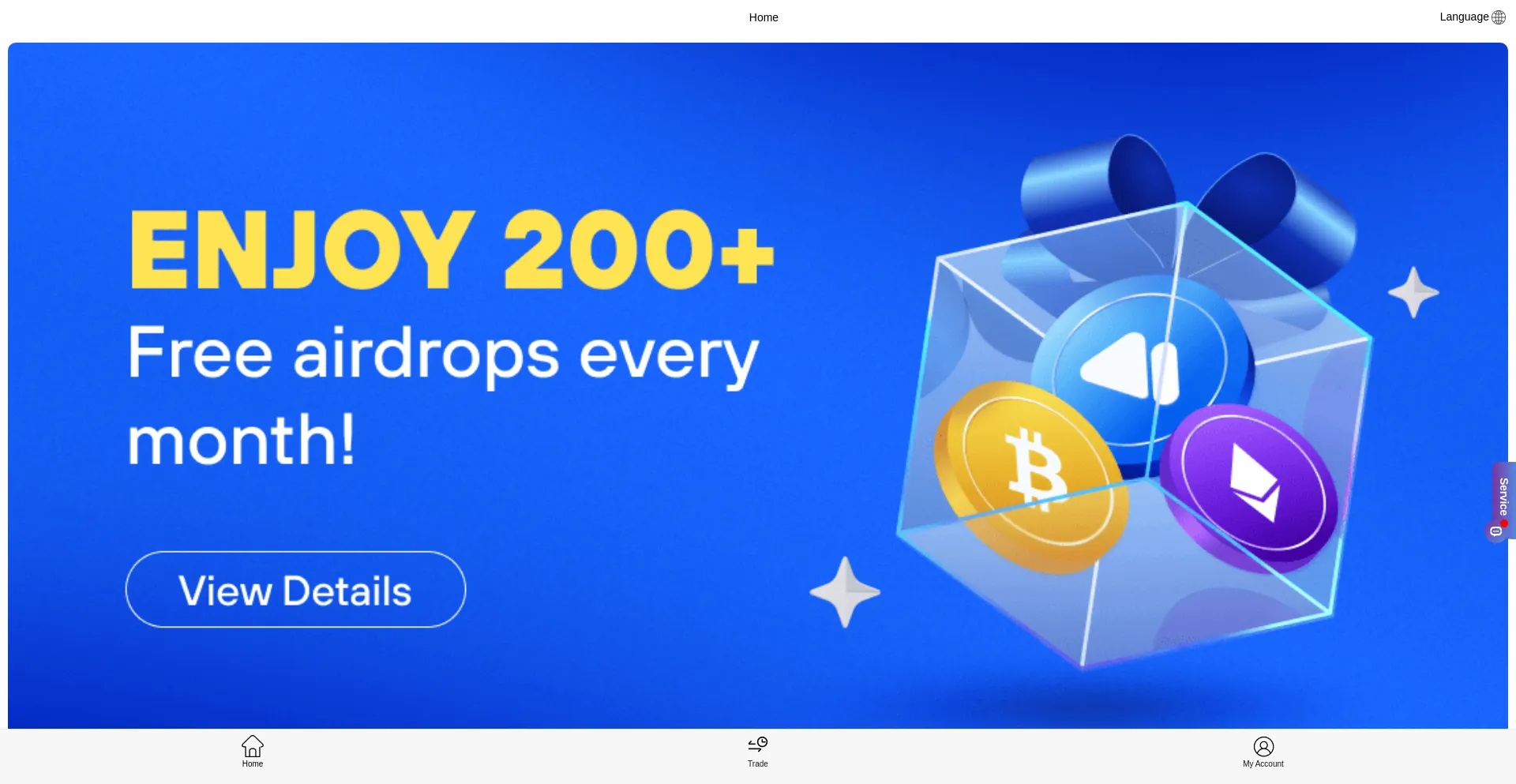 Website screenshot of Coinal.one