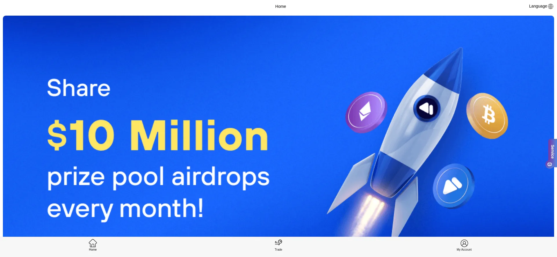 Website screenshot of Coinbtch.com