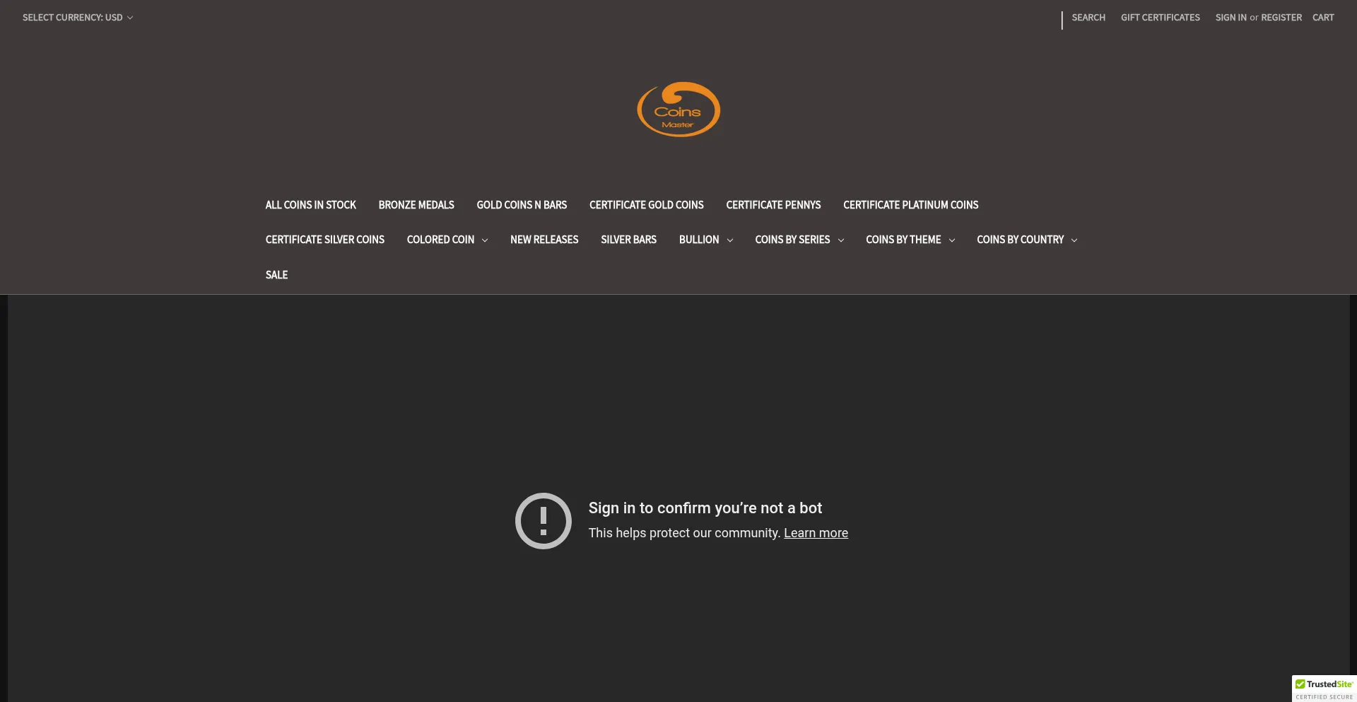 ¿És Seguro y Confiable Coins-master.com?
