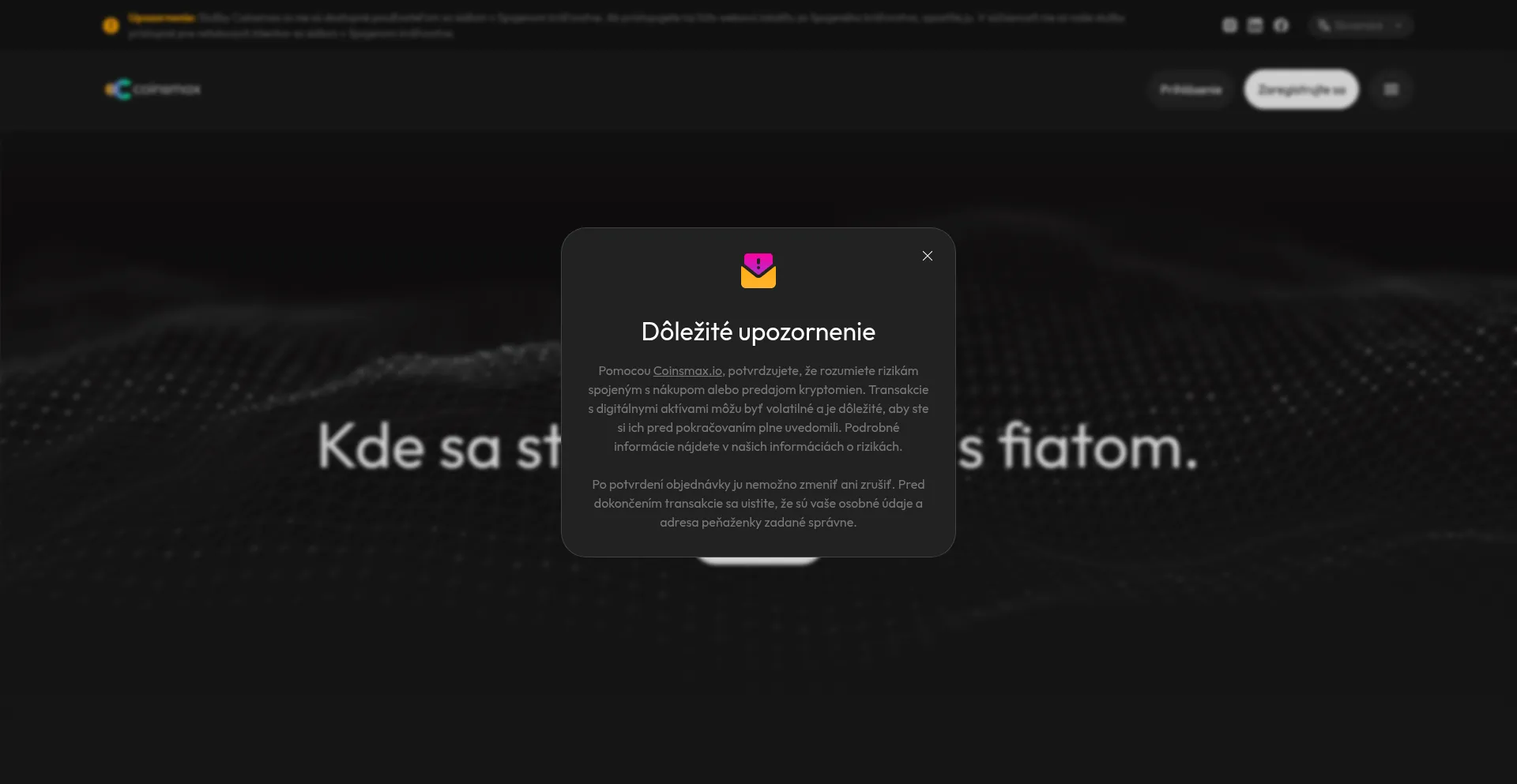 ¿És Seguro y Confiable Coinsmax.io?