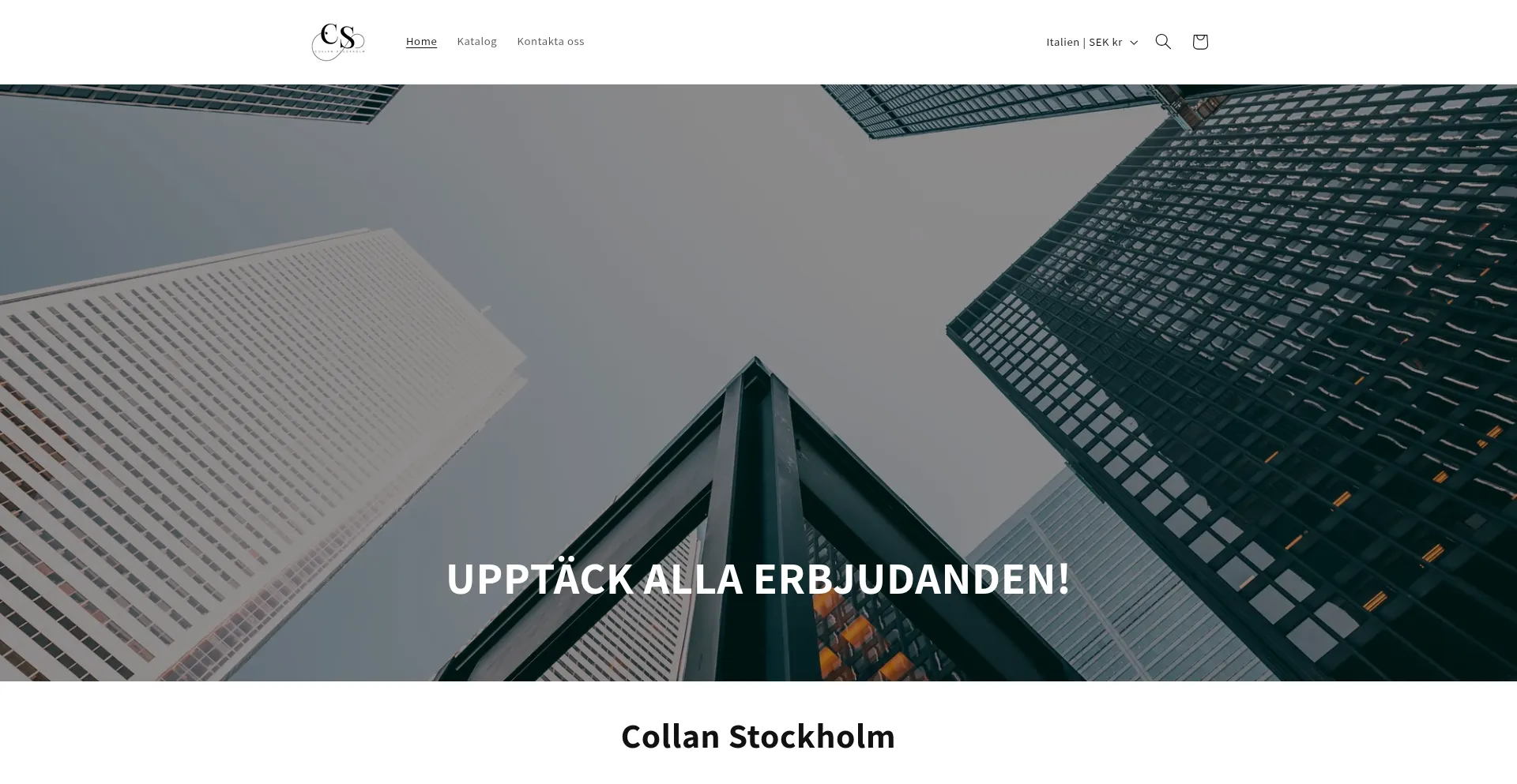 ¿És Seguro y Confiable Collanstockholm.store?